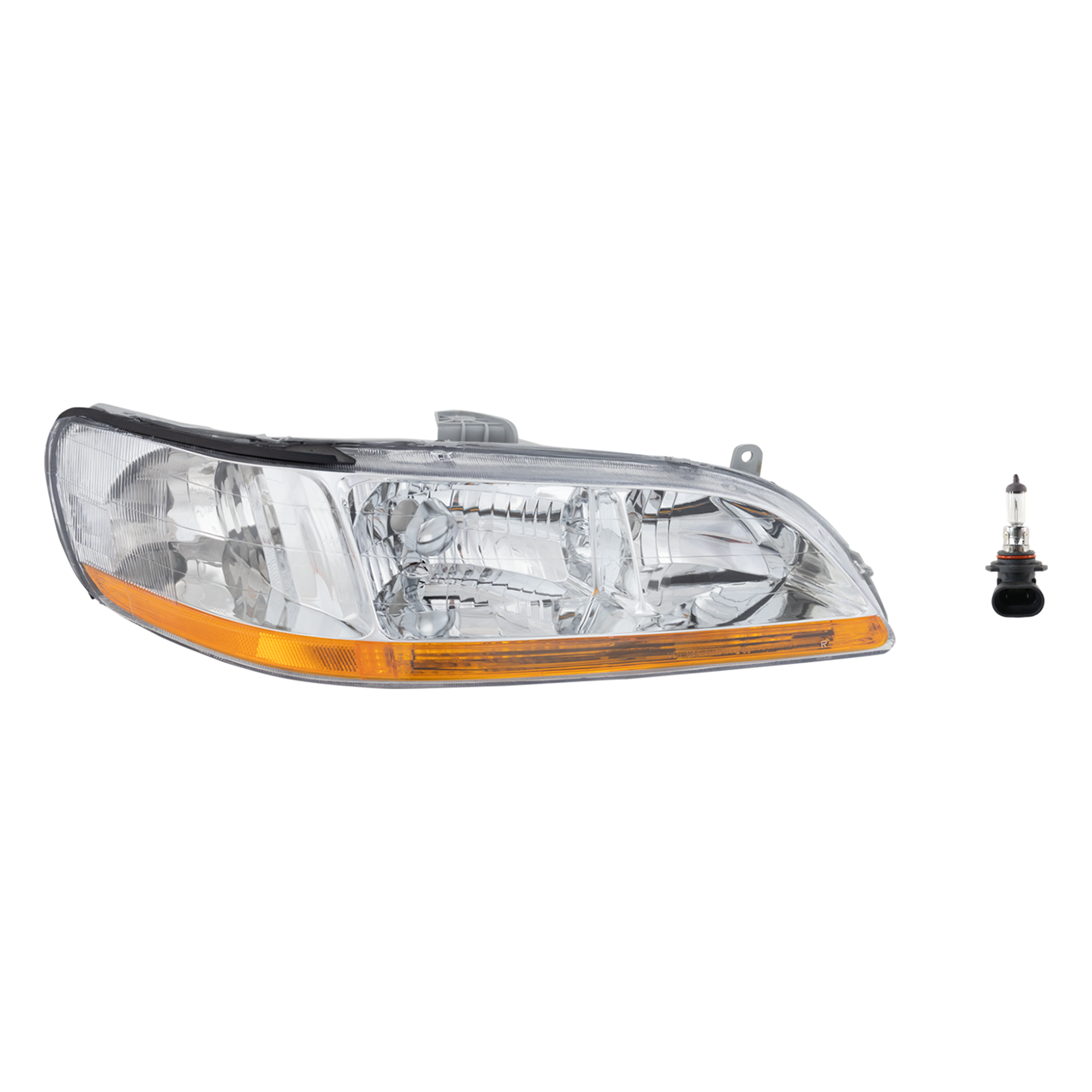 AM ACCORD 98-00 HEAD LAMP RH Assembly Halogen 2 pc Kit with Headlight Bulb SKU KIT 041423-456 Partslink HO2503111 OEM 33101S84A01 H83155101