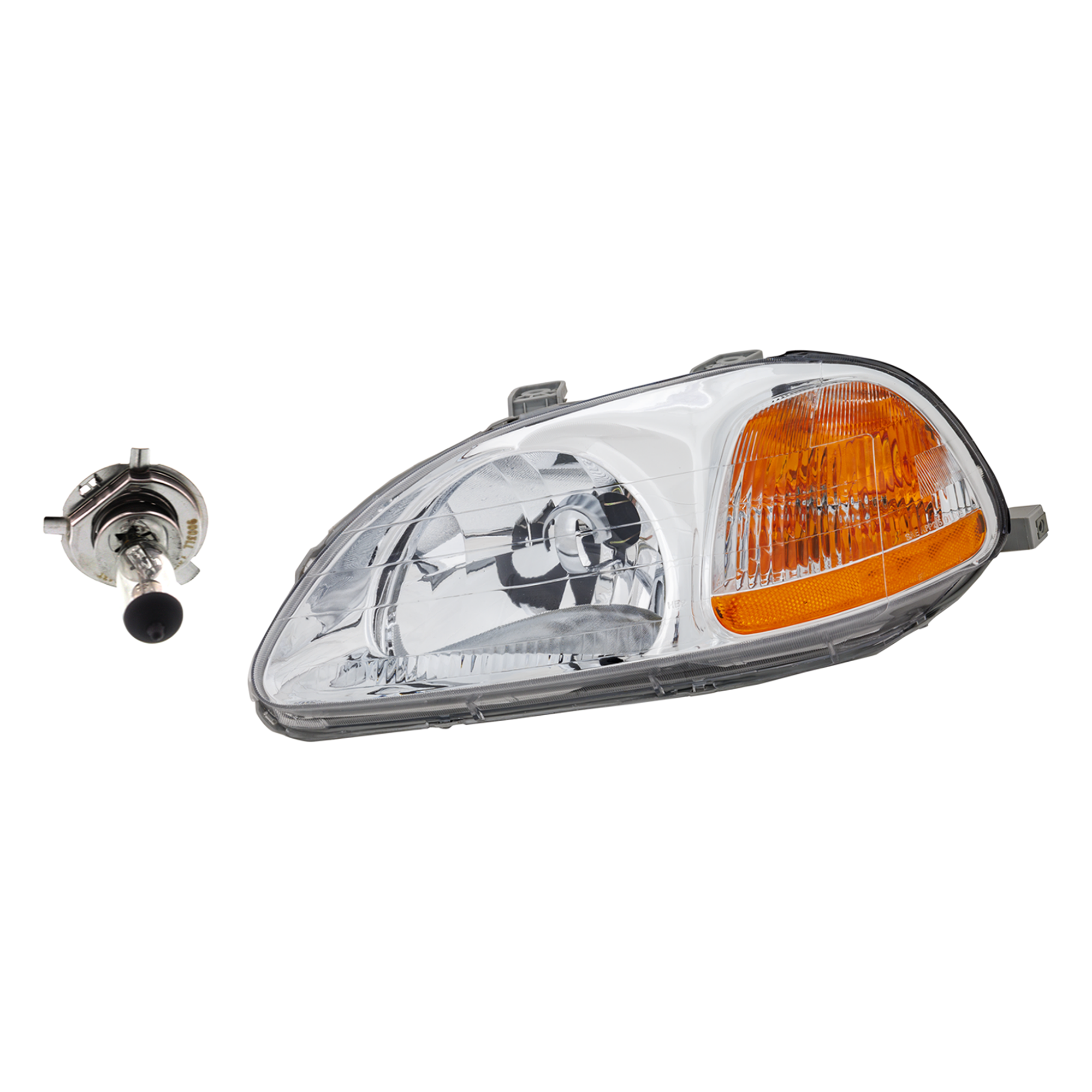 AM CIVIC 96-98 HEAD LAMP LH Assembly Halogen 2 pc Kit with Headlight Bulb SKU KIT 041423-466