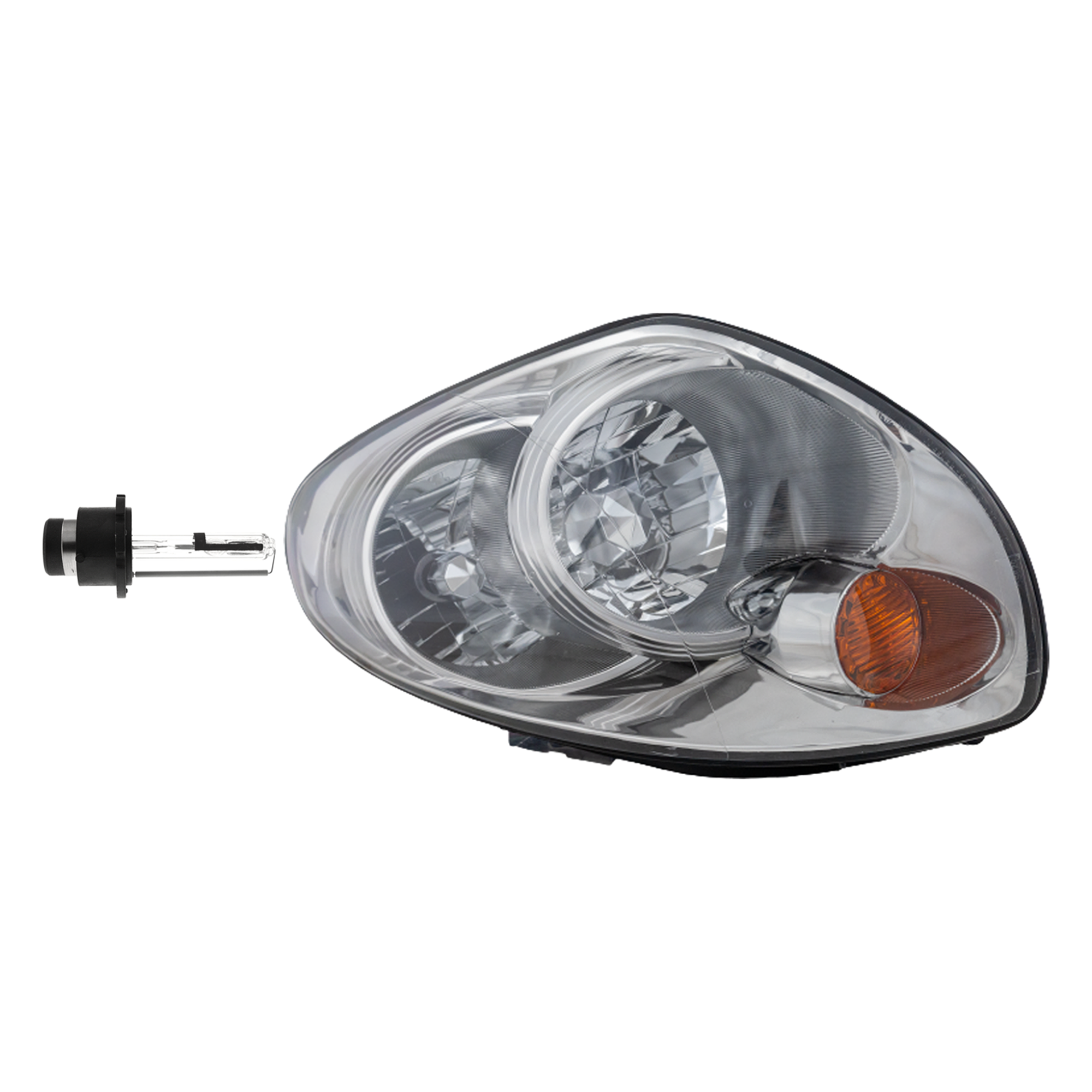 AM G35-05-06 HEAD LAMP LH Assembly HID Xenon with HID Kit 2 pc Kit with Headlight Bulb SKU KIT 041423-565