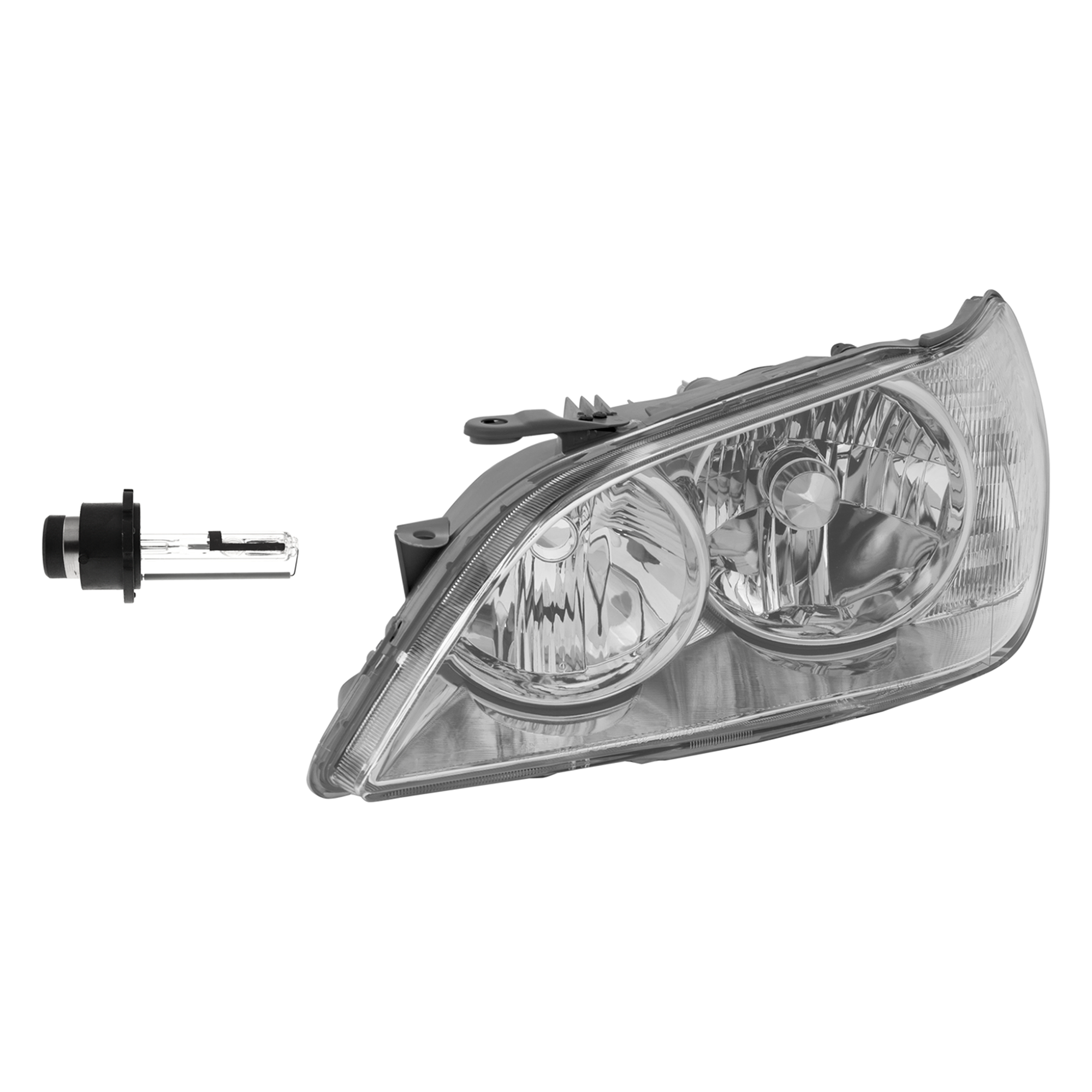 AM IS300-01-05 HEAD LAMP LH Assembly HID Xenon with HID Kit 2 pc Kit with Headlight Bulb SKU KIT 041423-639