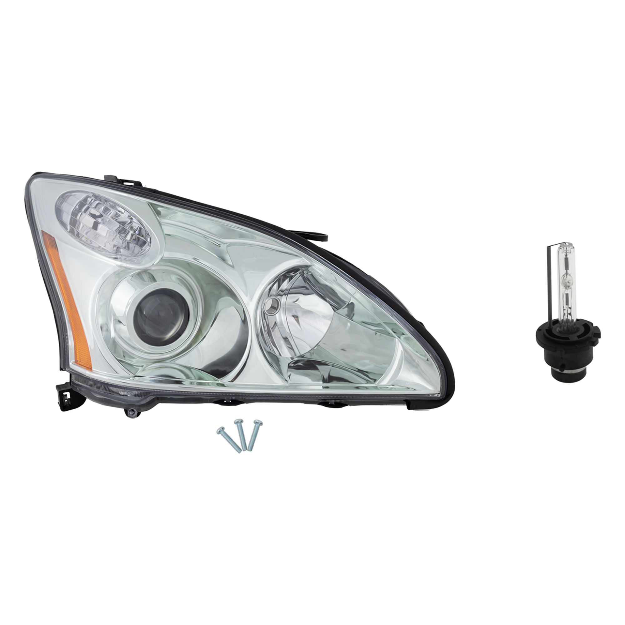 AM RX330-04-06 HEAD LAMP RH Assembly HID Xenon w HID Kit 2 pc Kit with Headlight Bulb SKU KIT 041423-645