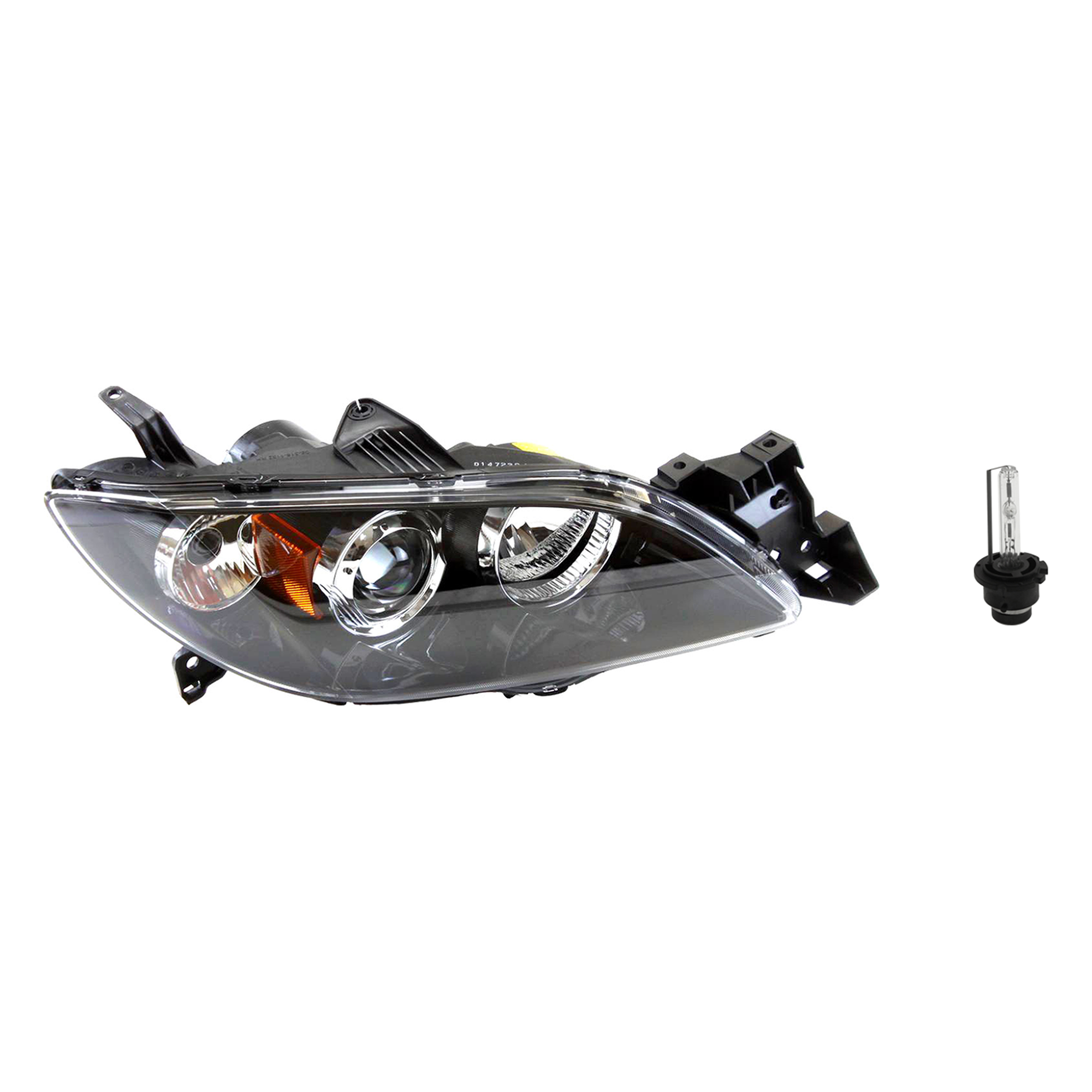 AM MAZDA 3-04-06 HEAD LAMP RH Assembly HID Xenon with HID Kit 2 pc Kit with Headlight Bulb SKU KIT 041423-694