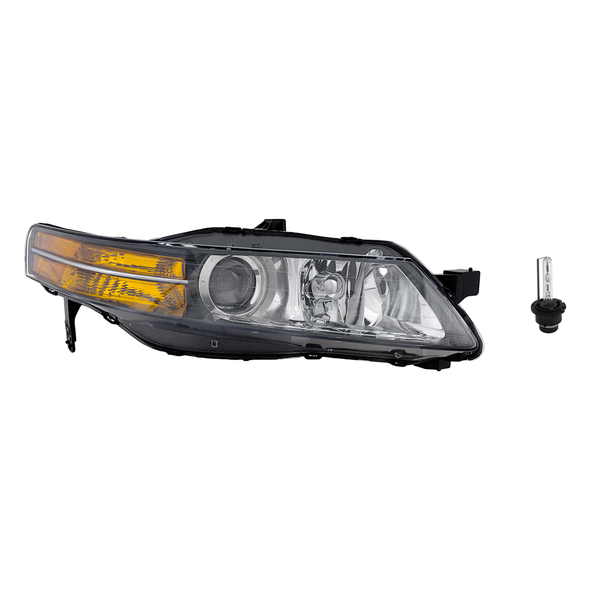 AM TL 04-05 HEAD LAMP RH Assembly HID Xenon with HID Kit 2 pc Kit with Headlight Bulb SKU KIT 041423-713