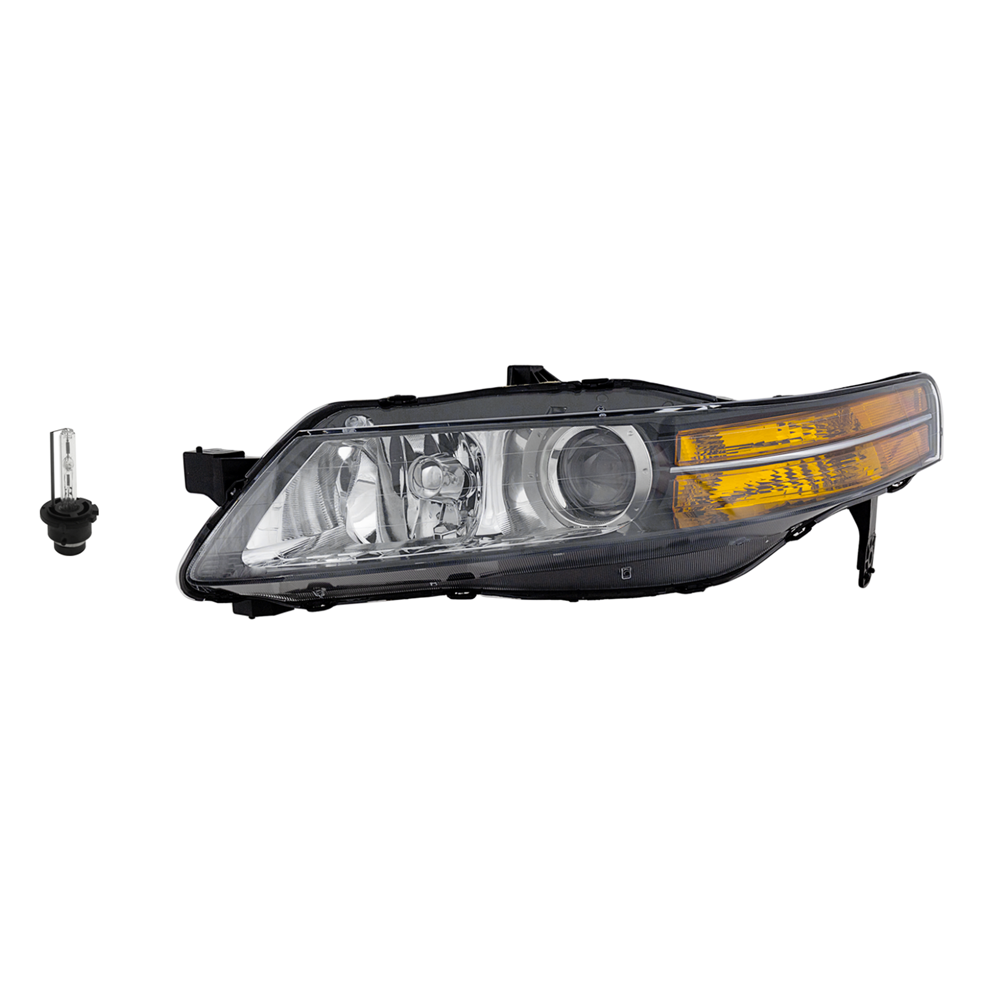 AM TL 04-05 HEAD LAMP LH Assembly HID Xenon with HID Kit 2 pc Kit with Headlight Bulb SKU KIT 041423-724