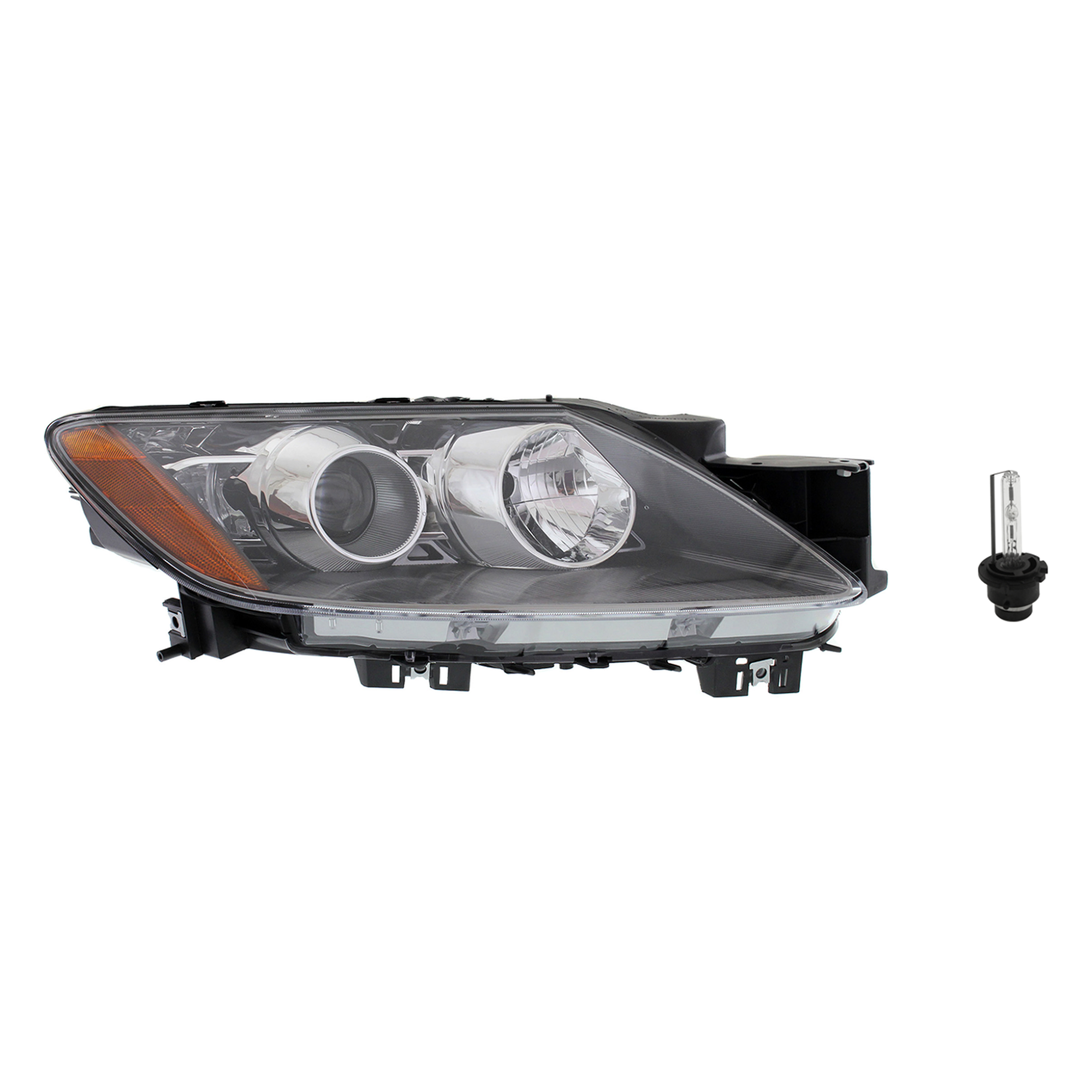 AM CX 7-07-09 HEAD LAMP RH Assembly HID Xenon with HID Kit 2 pc Kit with Headlight Bulb SKU KIT 041423-833