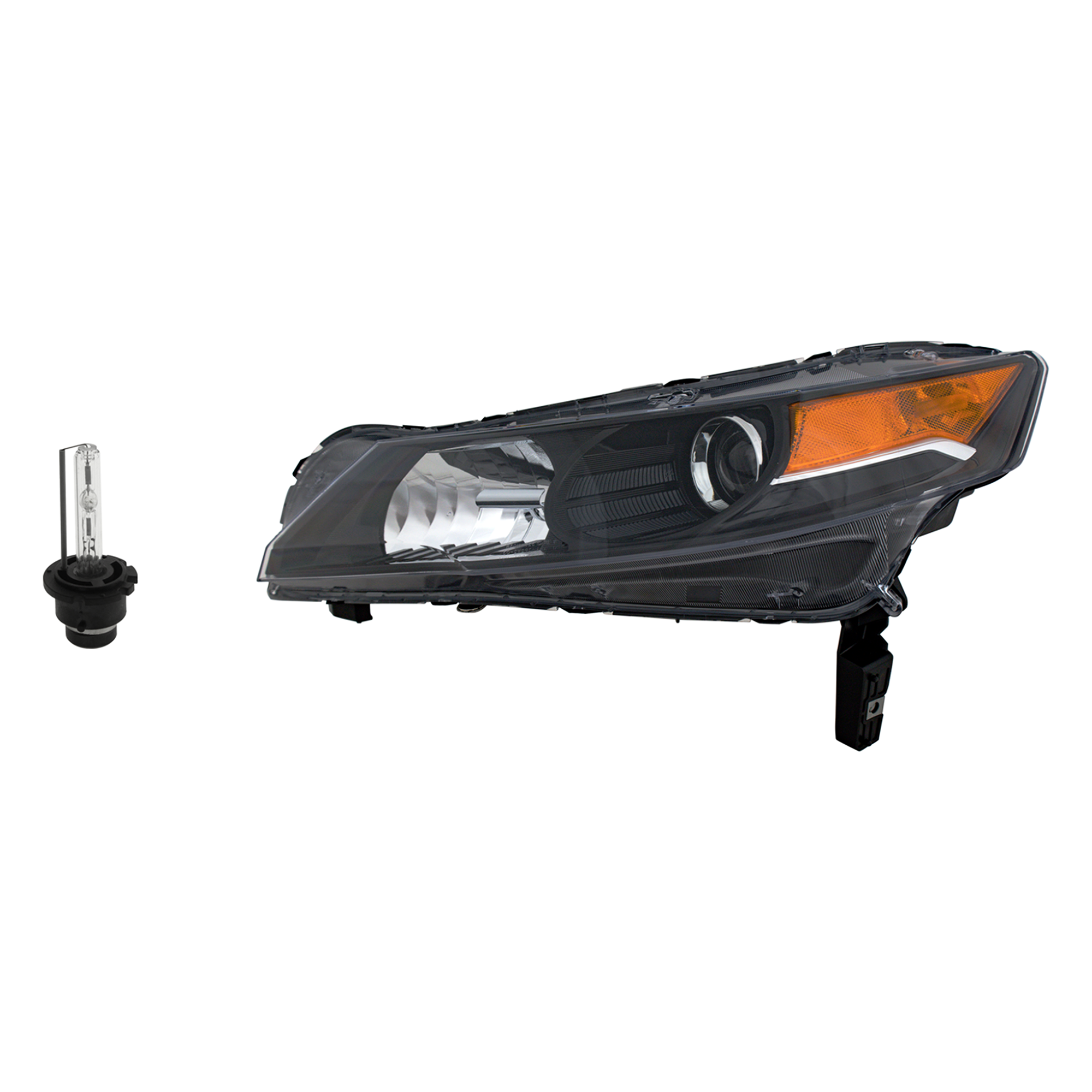 AM TL 12-12 HEAD LAMP LH Assembly HID Xenon with HID Kit 2 pc Kit with Headlight Bulb SKU KIT 041423-922