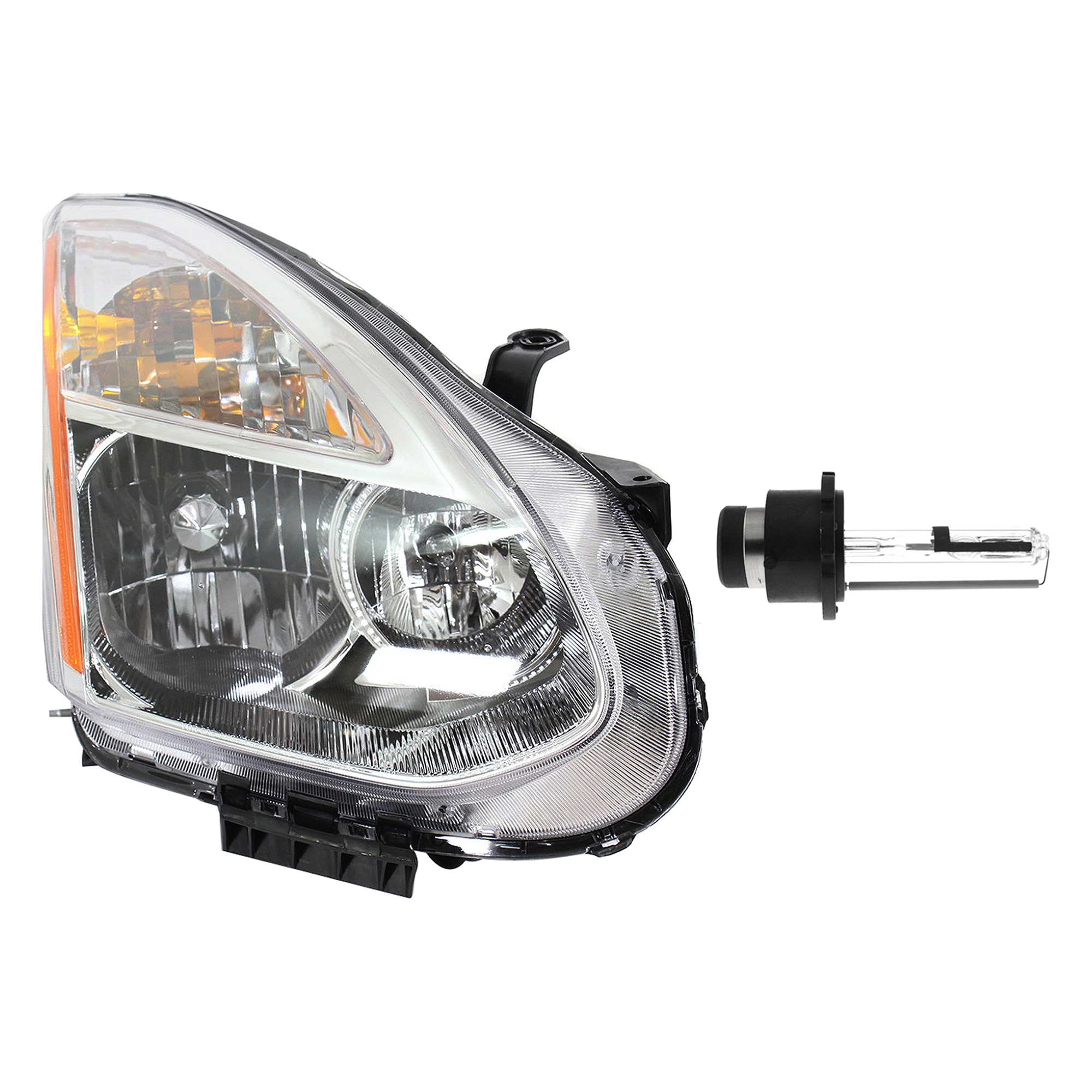 AM ROGUE 08-12 HEAD LAMP RH Assembly HID Xenon with HID Kit 2 pc Kit with Headlight Bulb SKU KIT 041423-925