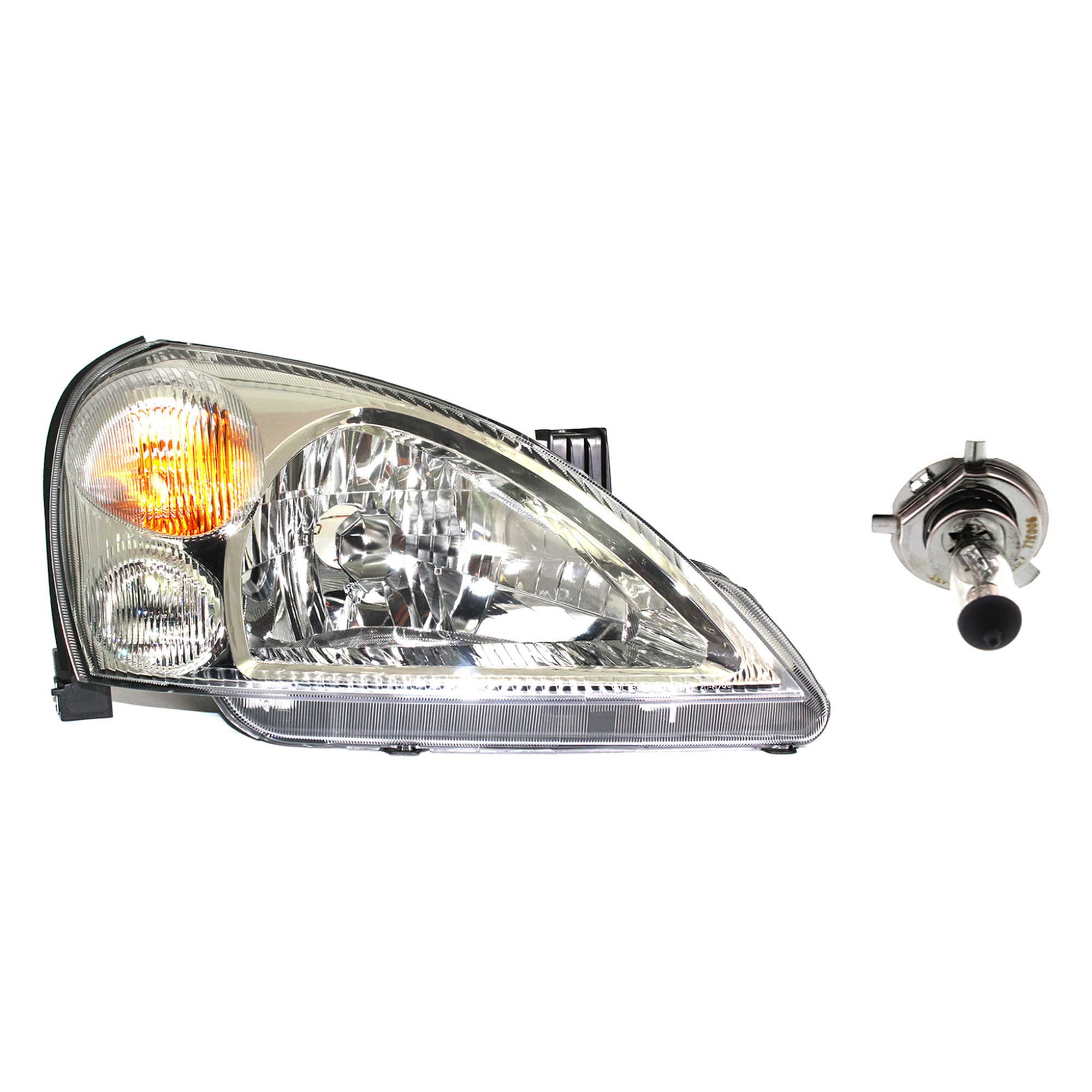 AM AERIO 07-07 HEAD LAMP RH Assembly Halogen 2 pc Kit with Headlight Bulb SKU KIT 041423-965