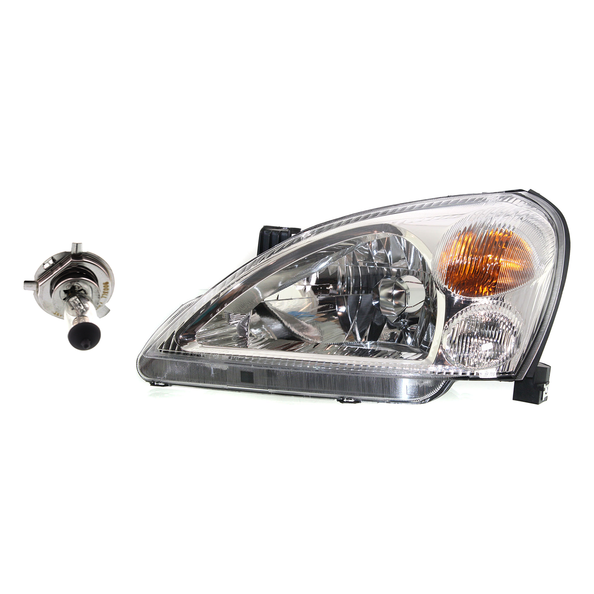 AM AERIO 07-07 HEAD LAMP LH Assembly Halogen 2 pc Kit with Headlight Bulb SKU KIT 041423-967