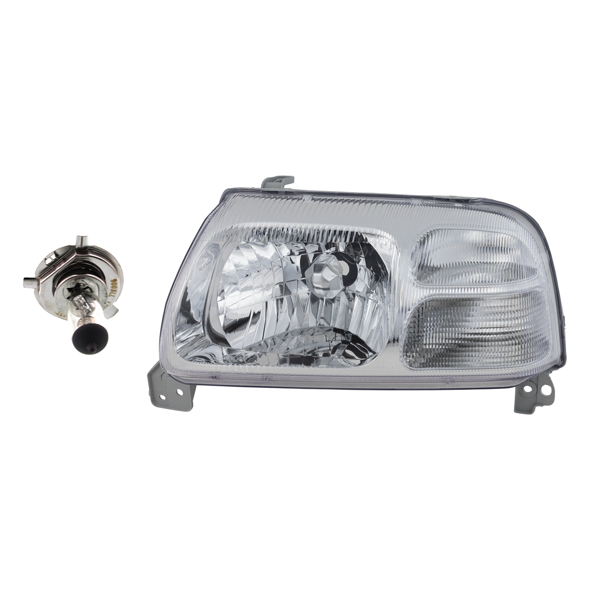 AM VITARA 99-04 HEAD LAMP LH Assembly Halogen 2 pc Kit with Headlight Bulb SKU KIT 041423-972