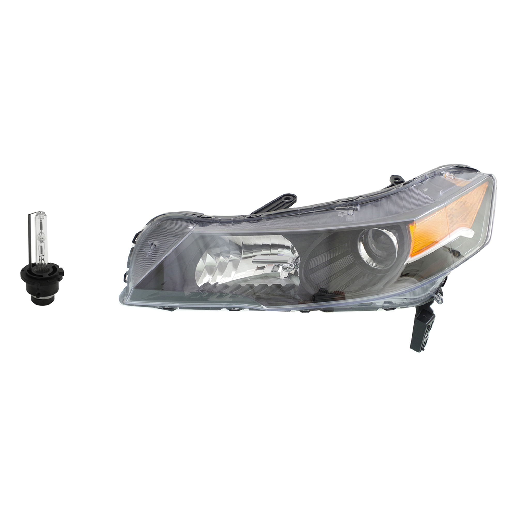 AM TL 12-12 HEAD LAMP LH Assembly HID Xenon with HID Kit 2 pc Kit with Headlight Bulb CAPA SKU KIT 041423-977 Partslink AC2518118C OEM 33151TK4A11