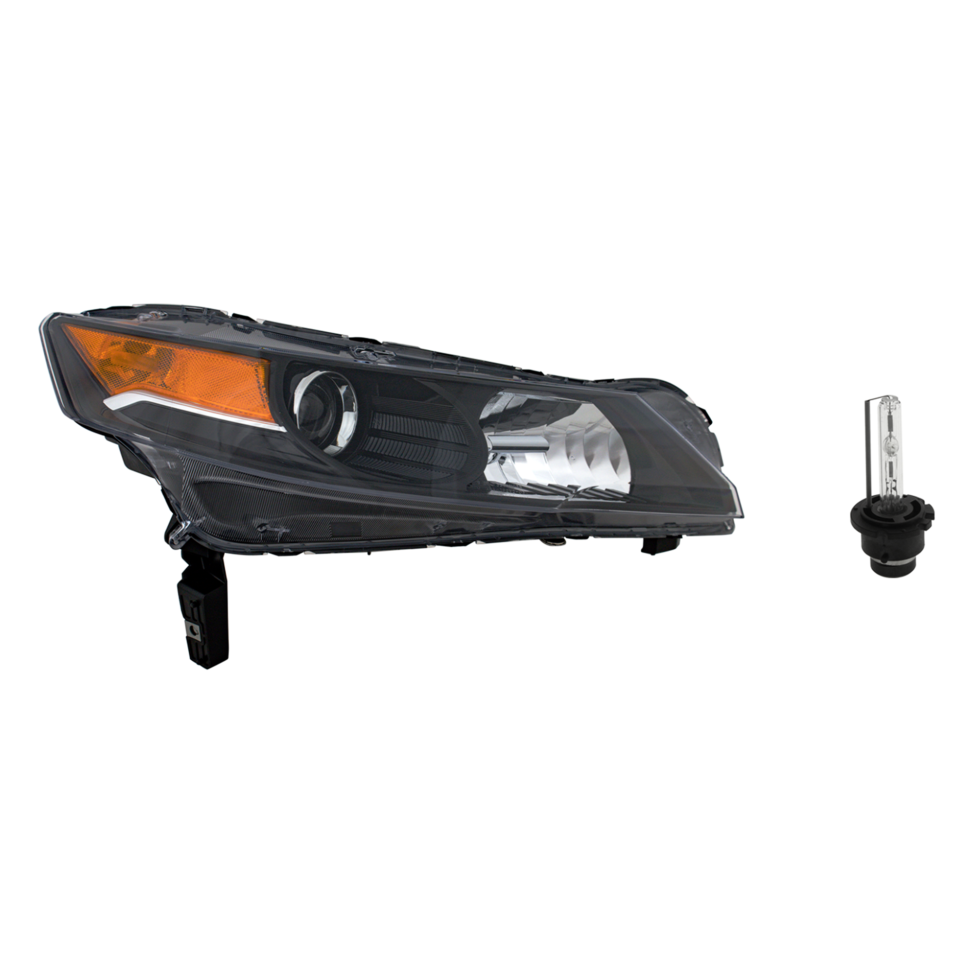 AM TL 12-12 HEAD LAMP RH Assembly HID Xenon with HID Kit 2 pc Kit with Headlight Bulb CAPA SKU KIT 041423-988 Partslink AC2519118C OEM 33101TK4A11