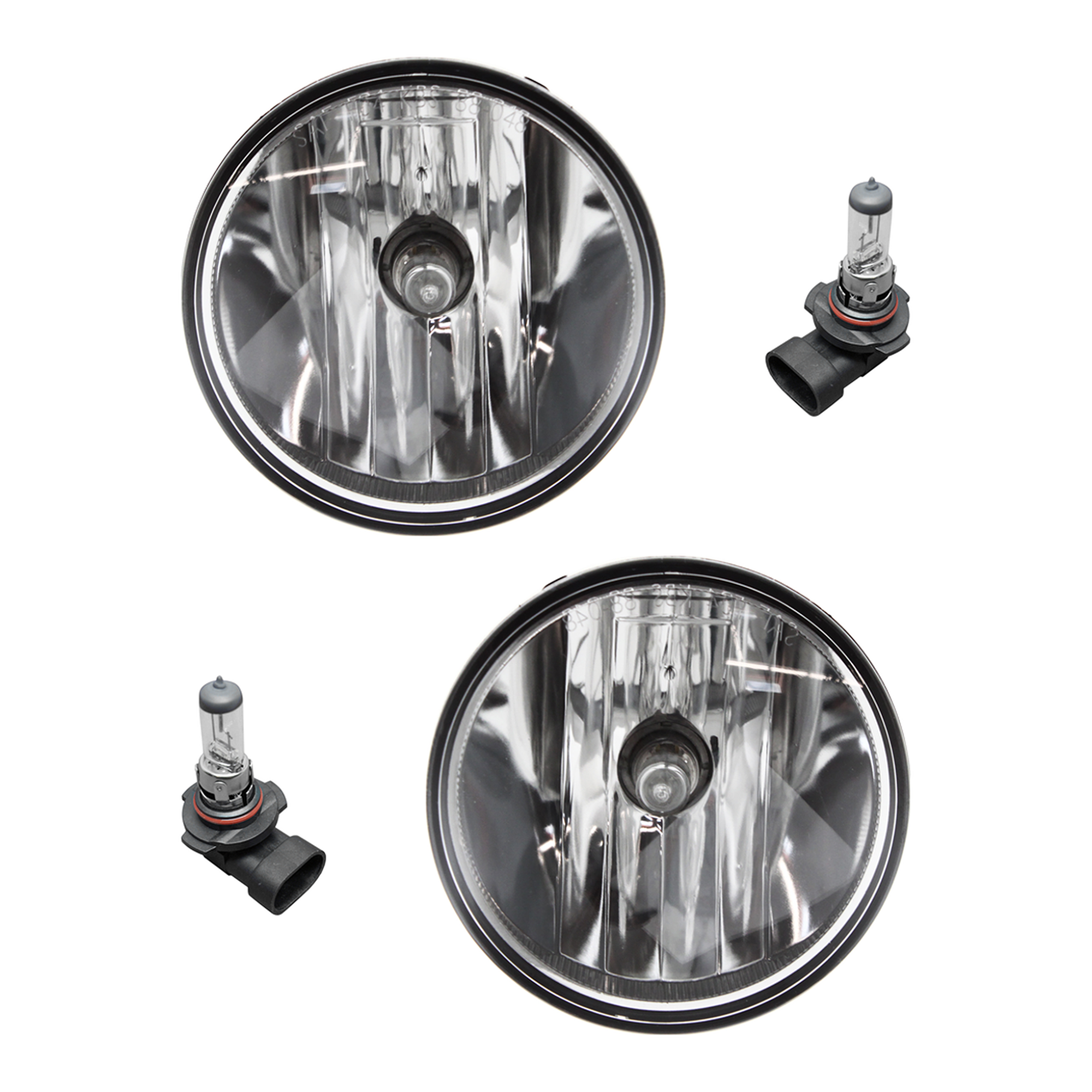 AM ESCAPE 07-07 FOG LAMP RH OR LH 4 pc kit Lens and Housing Halogen includes Fog Light Bulb SKU KIT 041523-13 Partslink FO2590111 OEM 7R3Z15200A 10346260