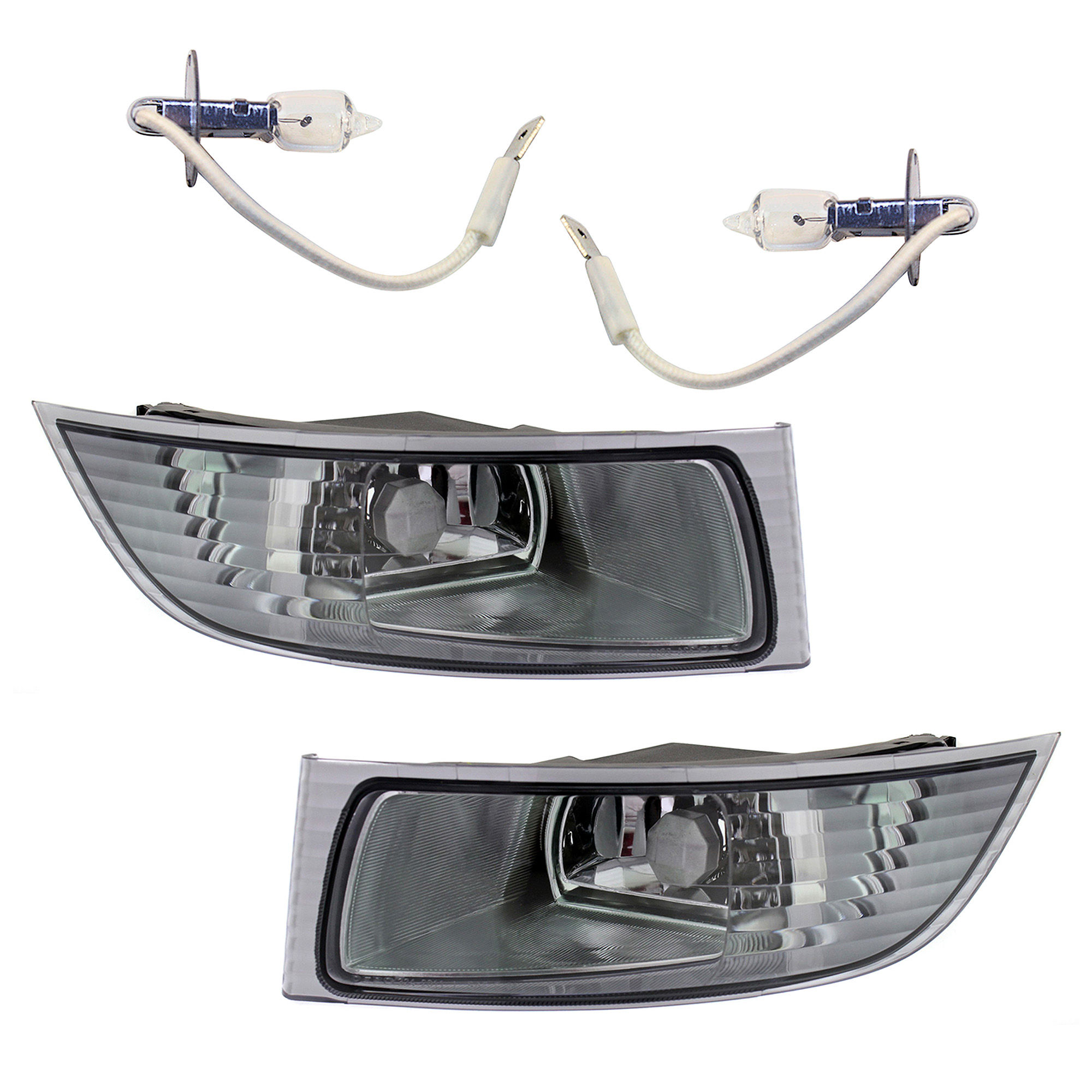 AM GX470-03-09 FOG LAMP RH AND LH 4 pc kit Lens and Housing Halogen includes Fog Light Bulb SKU KIT 041523-19 Partslink LX2592105 LX2593105 OEM 8121160160-8122160080-18647550
