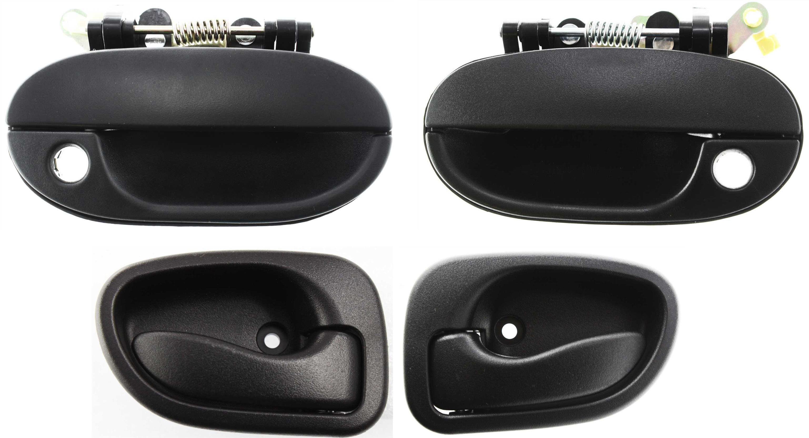 AM ACCENT 95-98 AUTO BODY REPAIR 4 pc kit Front RH and LH Interior and Exterior Door Handle SKU KIT 041618-06 Partslink HY1311114 HY1310114 HY1310109 HY1311109 OEM 8266022000CA 8265022000CA 8261