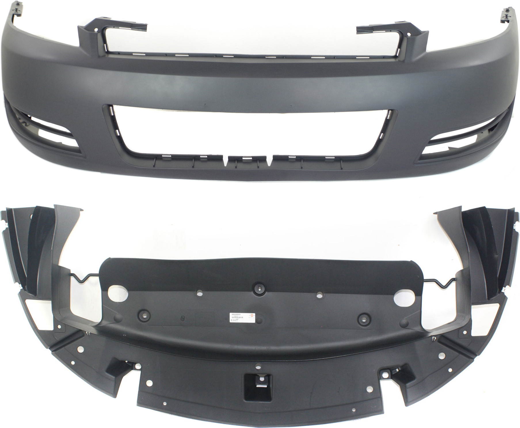AM IMPALA 06-13 IMPALA LIMITED 14-16 FRONT BUMPER COVER Primed 2 pc Kit with Lower Valance SKU KIT 041618-28 Partslink GM1000763 GM1007109 OEM 89025047-22744452