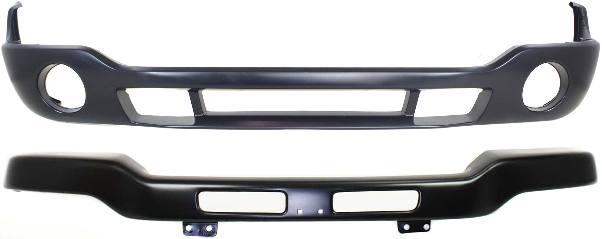 AM SIERRA 1500 SIERRA 1500 HD 03-06 SIERRA 1500 CLASSIC SIERRA 1500 HD CLASSIC 07-07 FRONT BUMPER Painted Black w mounting brackets 2 pc kit with Bumper Cover SKU KIT 041817-15 Partslink GM1002464 GM1000684 OEM Performance 12335963-88979837