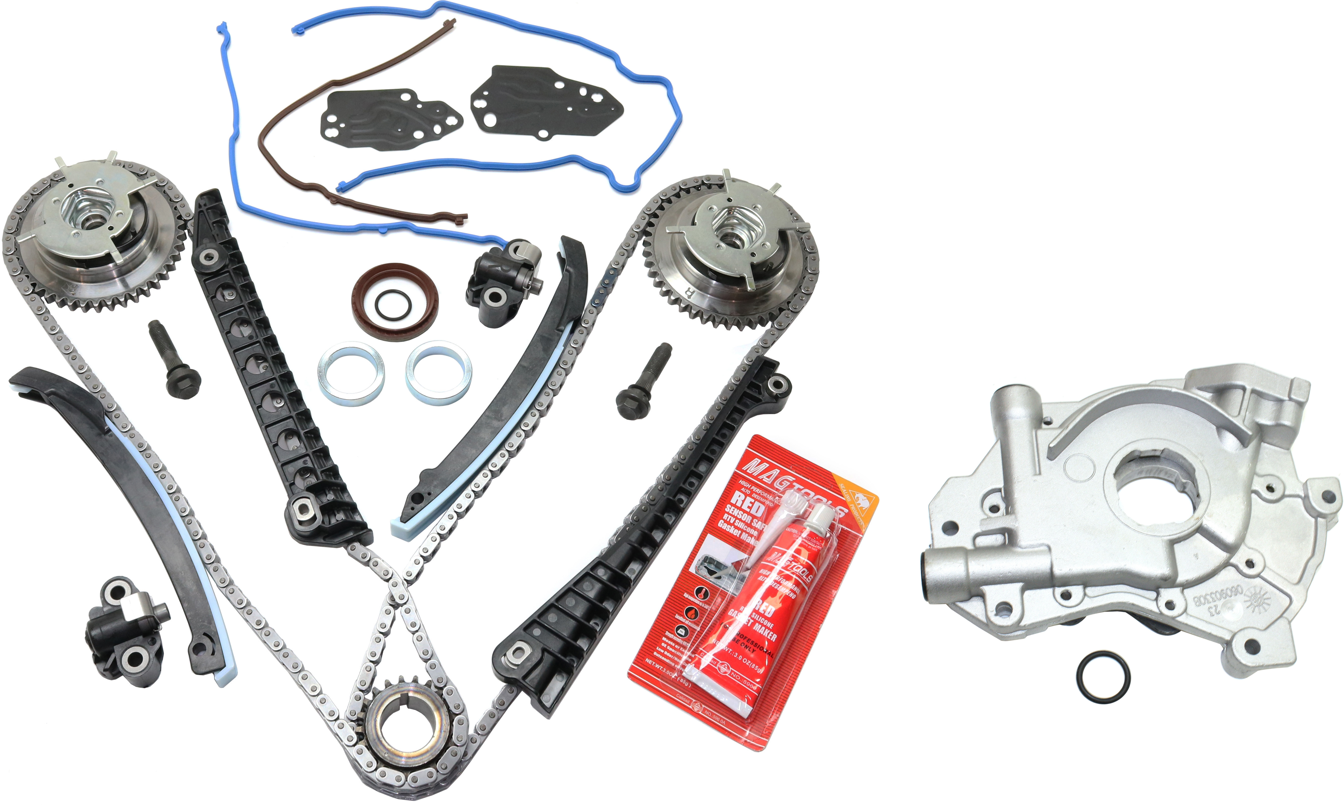 AM F 150-04-10 NAVIGATOR 05-14 TIMING CHAIN KIT 2 pc kit with Oil Pump SKU KIT 041817-22