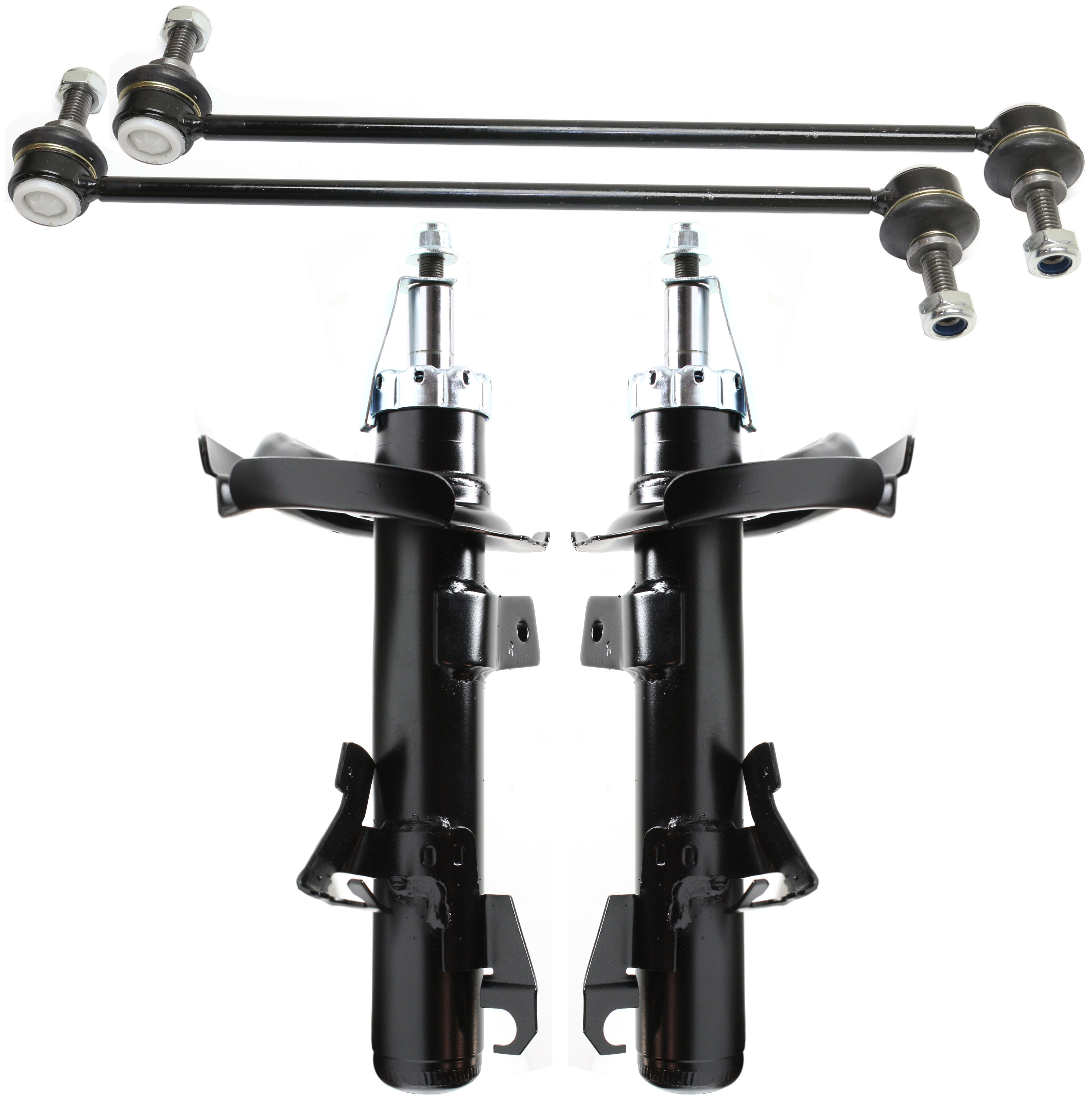 AM S40-04-11 C70-06-13 FRONT SUSPENSION KIT RH AND LH 4 pc kit with Struts and Sway Bar Links SKU KIT 041818-45 OEM 1015762-2651698-5451489-862357