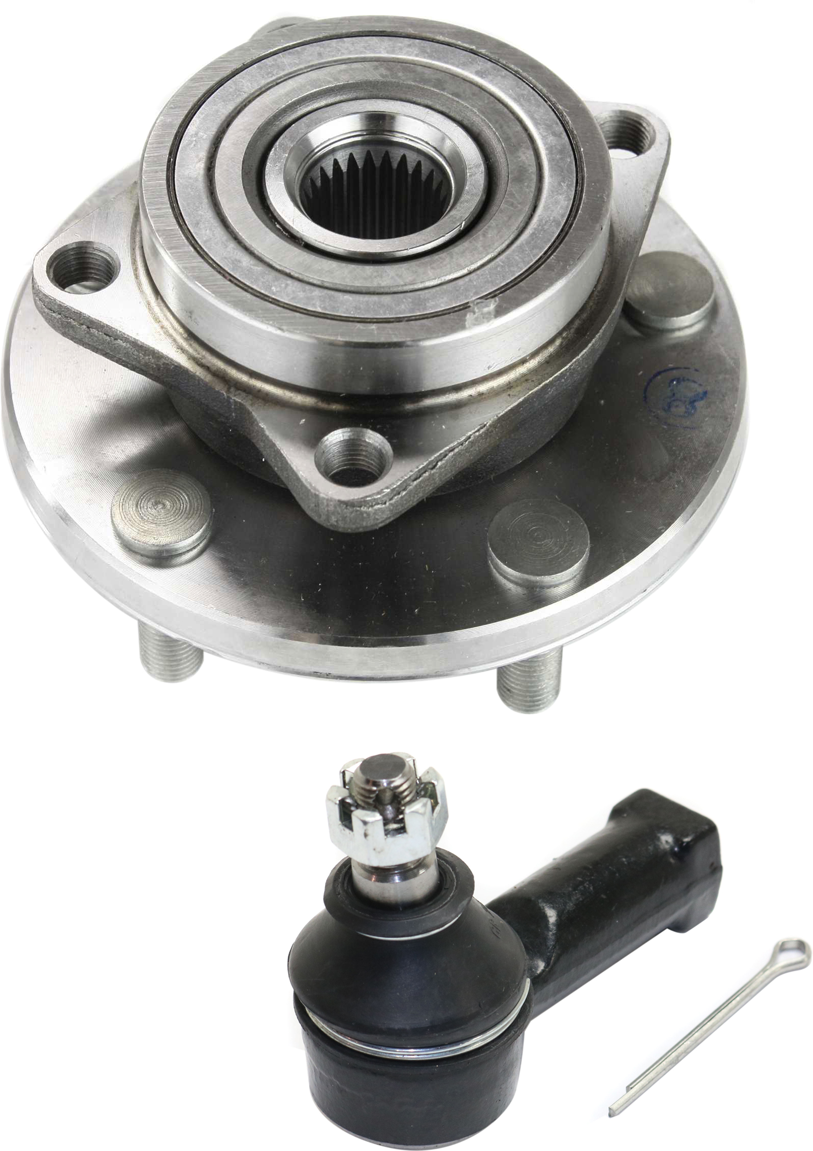 AM SEBRING 95-05 FRONT HUB ASSEMBLY RH AND LH Set of 2-5 Lugs with Tie Rod End SKU KIT 042518-01