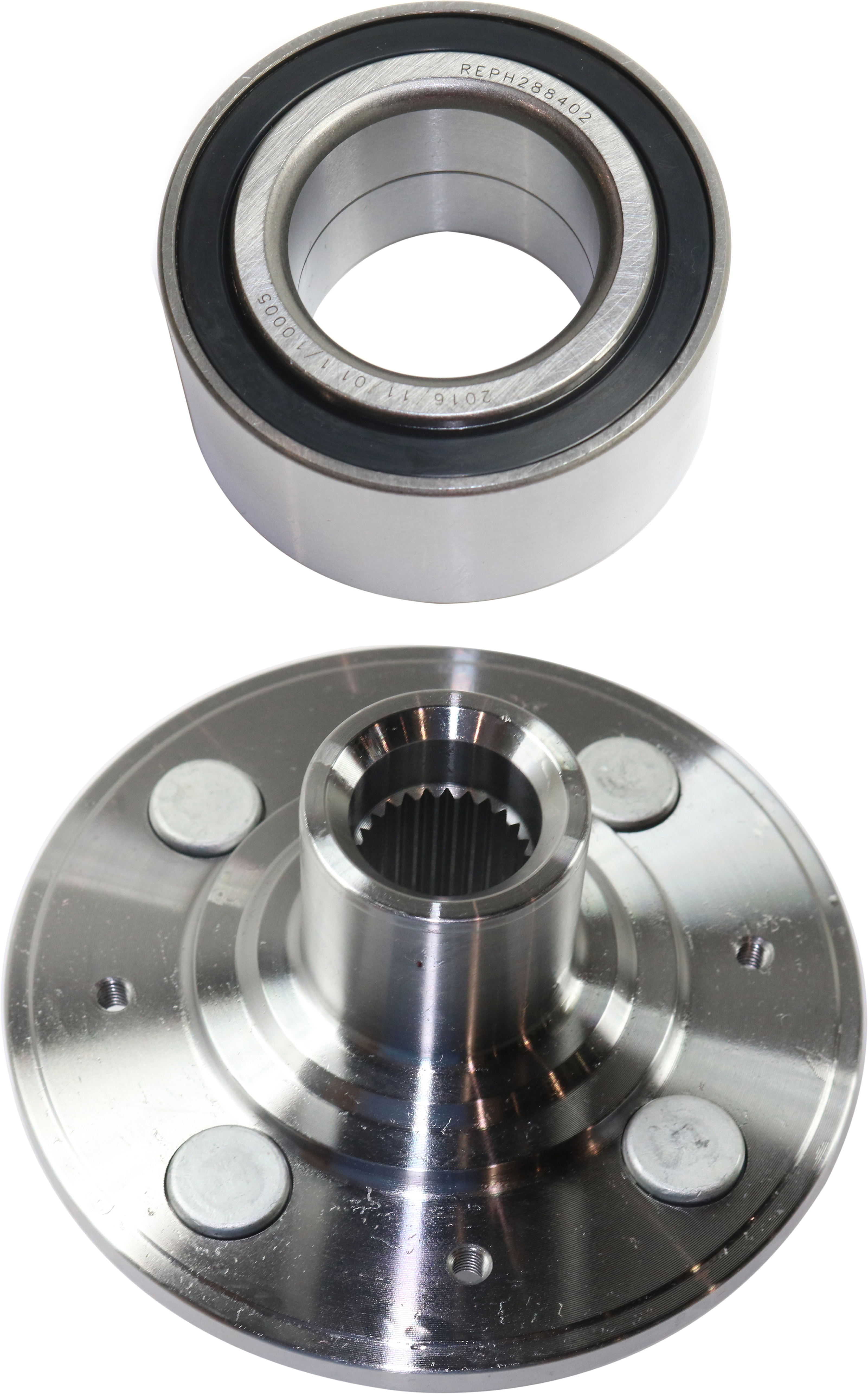 AM CIVIC 92-00 INTEGRA 00-01 FRONT HUB ASSEMBLY RH=LH 2 pc Kit with Wheel Bearing SKU KIT 042518-03