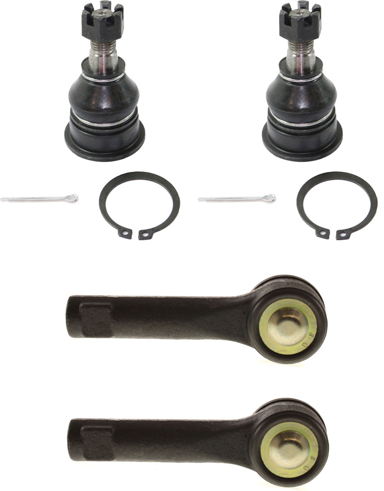 AM SENTRA 00-06 FRONT SUSPENSION KIT RH AND LH 4 pc Kit with Ball Joints and Tie Rod Ends SKU KIT 042518-10 OEM 545005M000-54500F4600-351002-1
