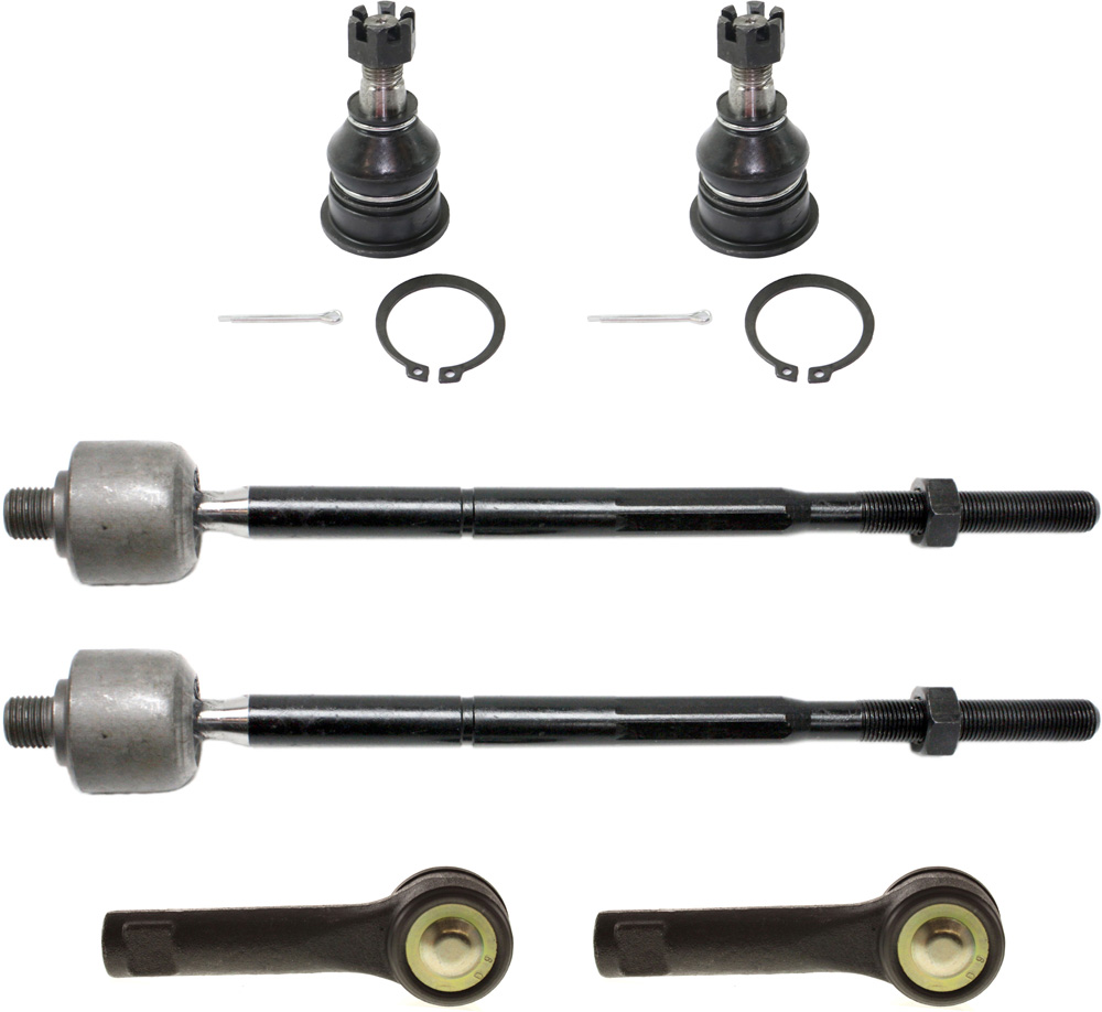 AM SENTRA 00-06 FRONT SUSPENSION KIT RH AND LH 6 pc Kit with Ball Joints and Tie Rod Ends SKU KIT 042518-11 OEM 545005M000-54500F4600-351515-1