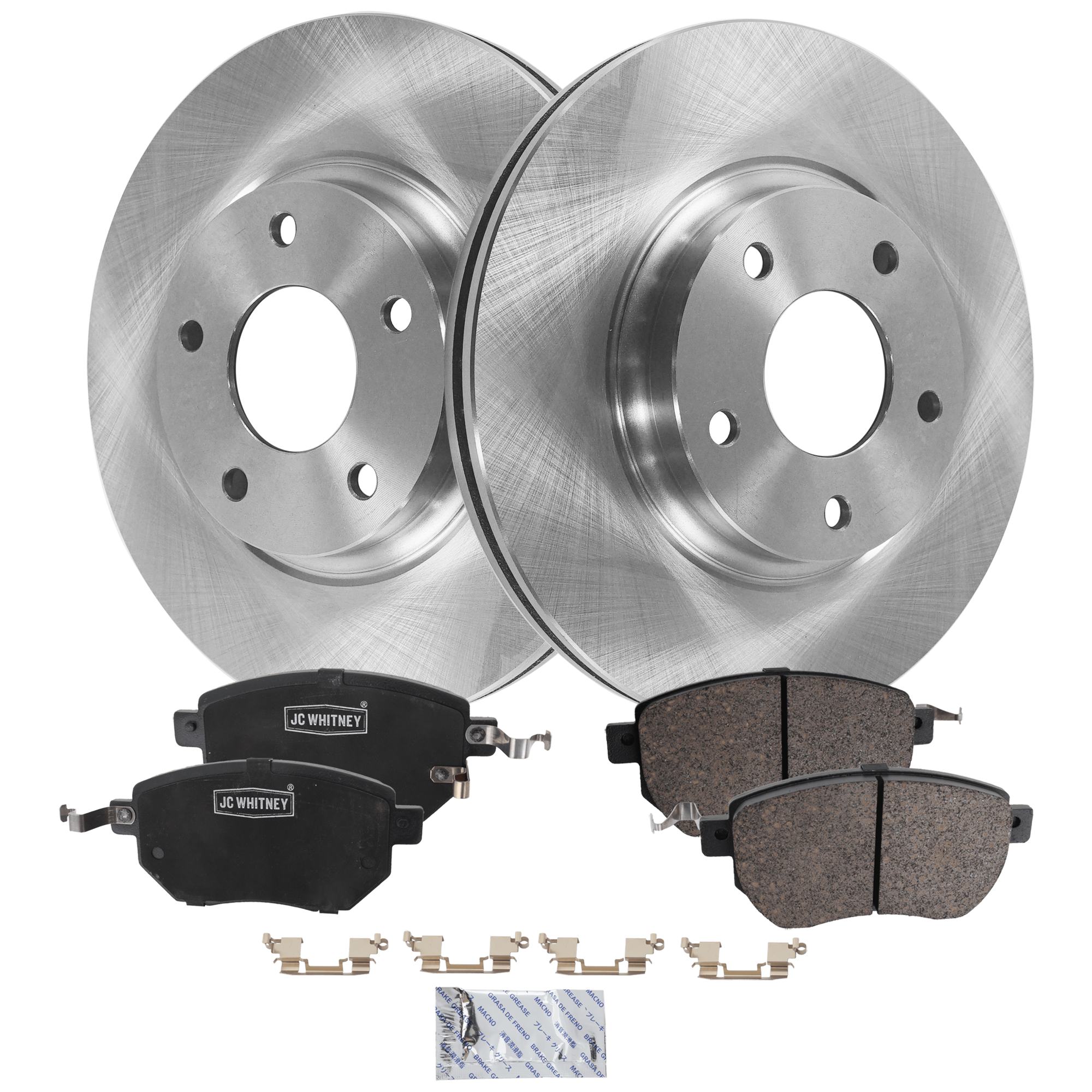 AM ALTIMA 05-05 FRONT BRAKE DISC AND PAD KIT 4 pc kit SKU KIT 042523-18 OEM 402069Y000-4214052100-402063Z6