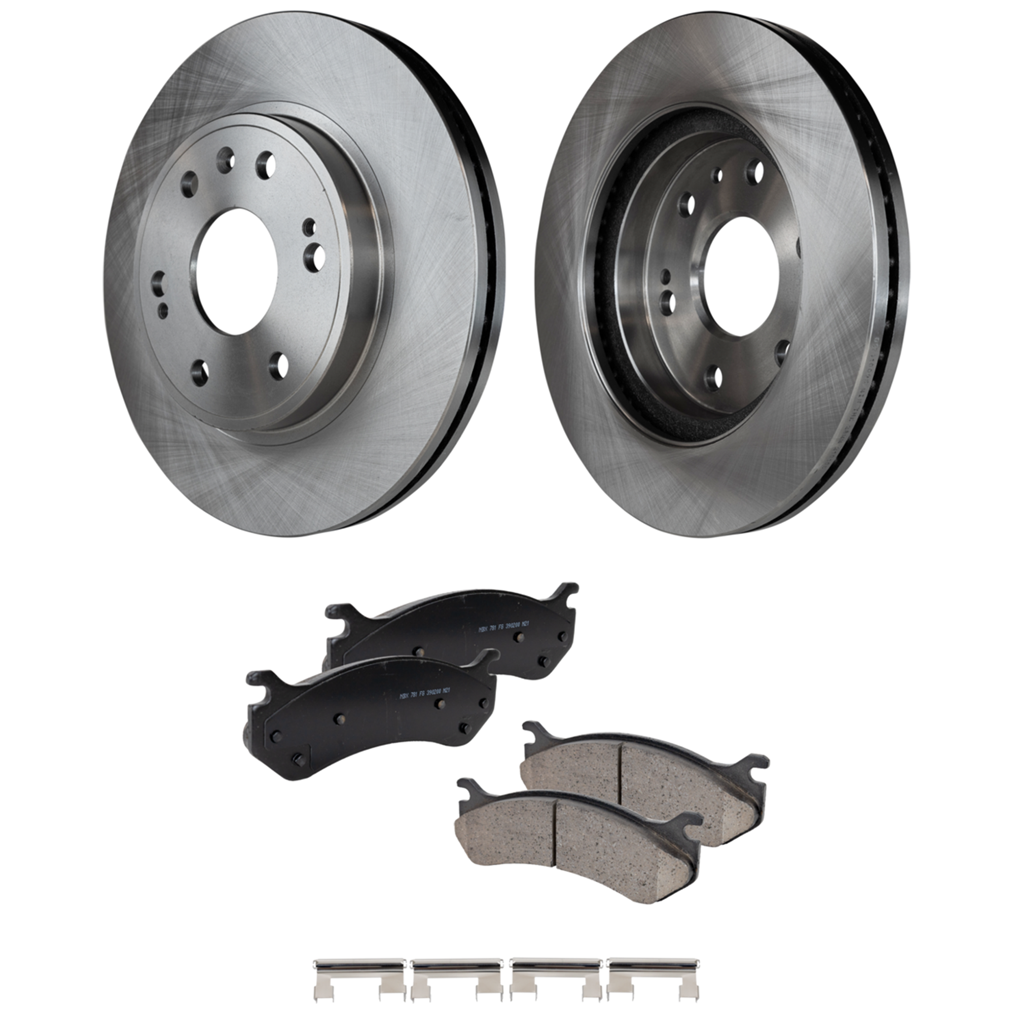 AM SILVERADO 1500-06-06 SILVERADO 1500 CLASSIC 07-07 FRONT BRAKE DISC AND PAD KIT 4 pc kit SKU KIT 042523-26 OEM 88963556-15886462-18026217-180