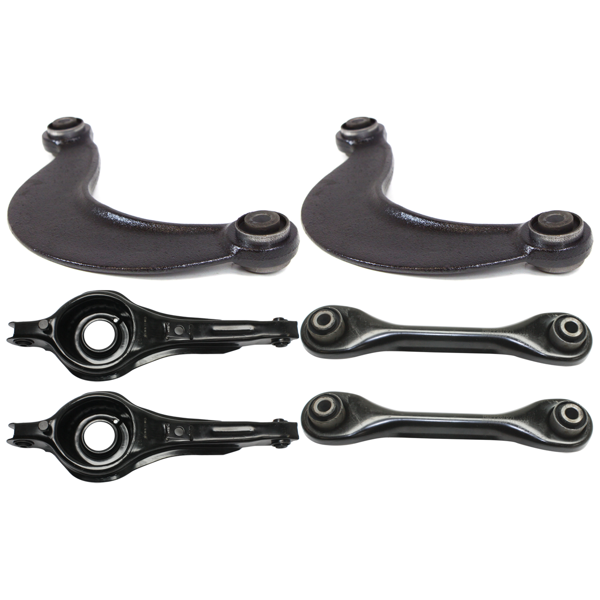 AM FOCUS 00-11 S40-04-11 FRONT CONTROL ARM FRONT RH AND LH Upper and Lower Rearward 6 pc Kit with Lateral Link SKU KIT 042524-02 Partslink MA5512100 OEM 7S4Z5500A BBM228C10
