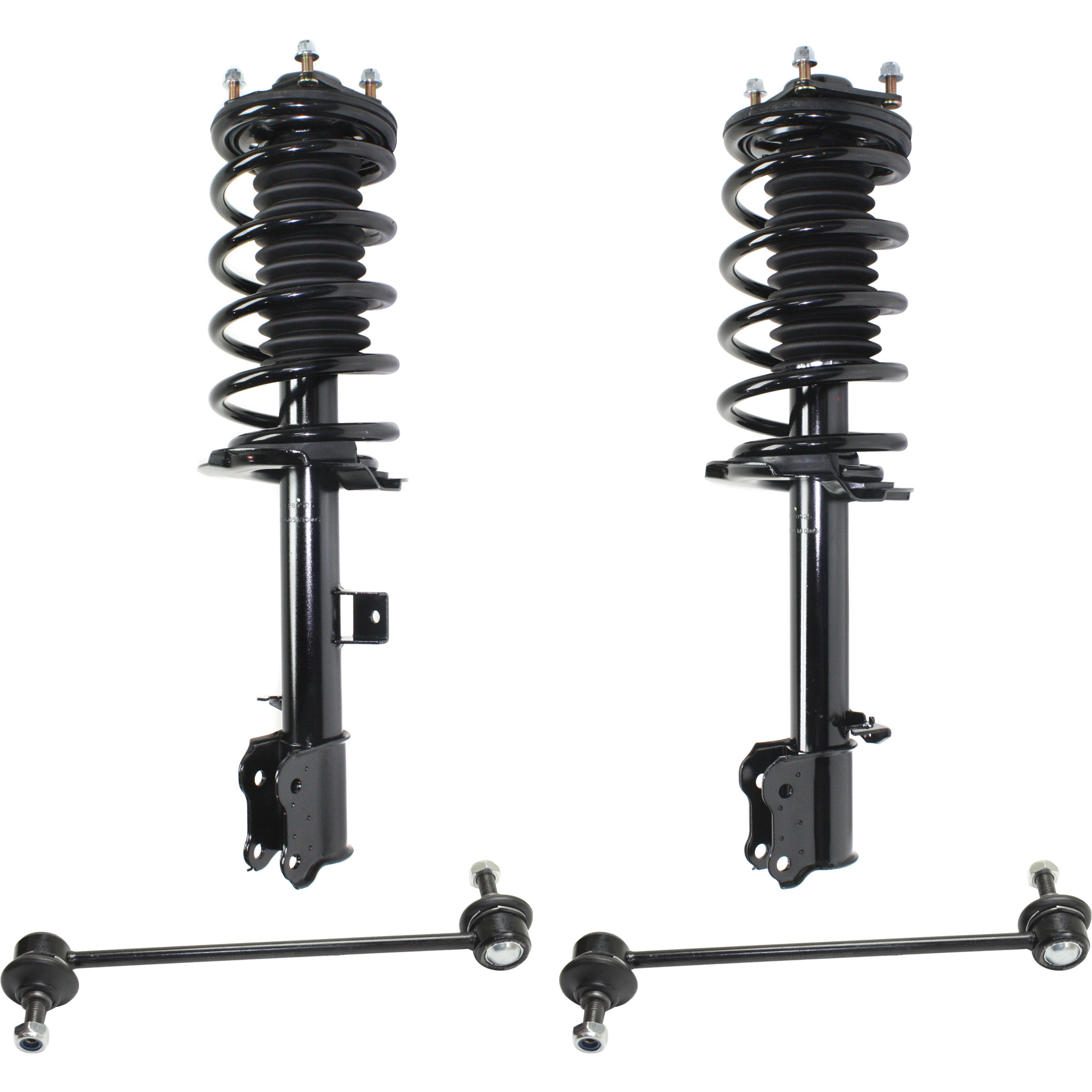 AM ESCAPE TRIBUTE 01-04 FRONT SUSPENSION KIT RH AND LH 4 pc kit with Loaded Struts and Sway Bar Links SKU KIT 042621-05-41 OEM 8L8Z18124BL 6L8Z18124BA 3U2Z18