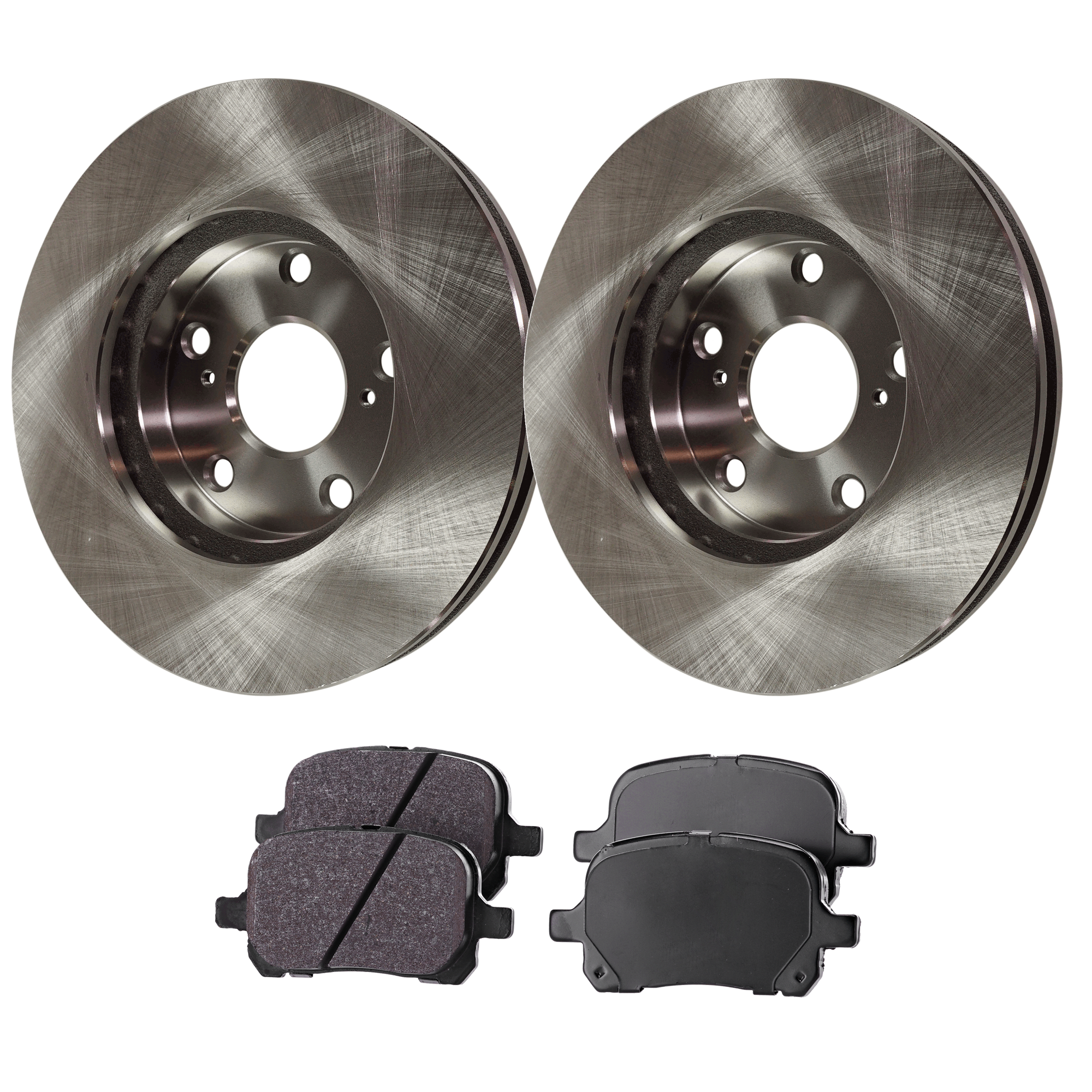 AM CAMRY 97-01 AVALON 98-04 FRONT BRAKE DISC AND PAD KIT 2 Wheel Set SKU KIT 042621-05-60 OEM 4351233070-0446528460-04465331
