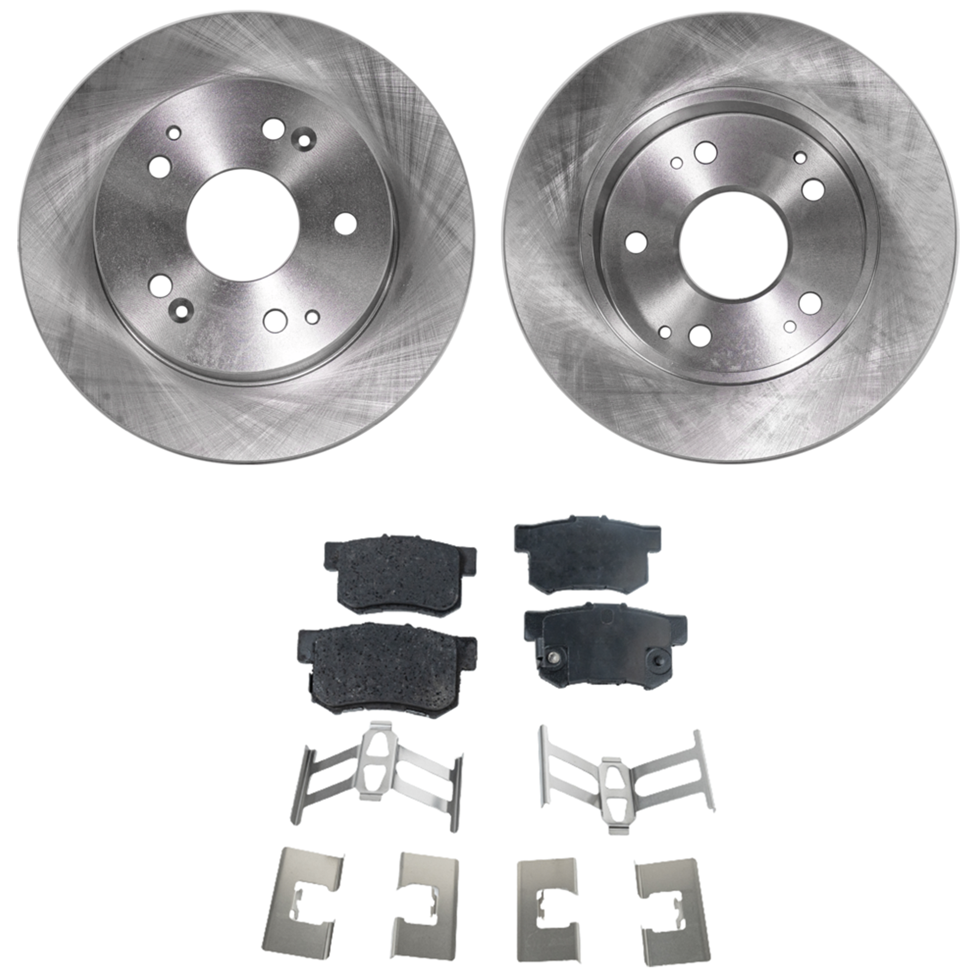AM CIVIC 04-04 REAR BRAKE DISC AND PAD KIT 4 pc kit SKU KIT 042723-13 OEM 42510S87A00-43022S00000-43022S