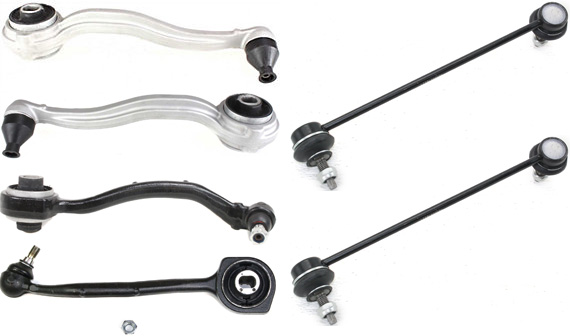 AM C CLASS 01-07 CLK CLASS 03-09 FRONT CONTROL ARM KIT RH AND LH Lower Frontward and Rearward w ball joint s 6 pc Kit with Sway Bar Link SKU KIT 042815-05 OEM 2033303311-2033303411-20333020