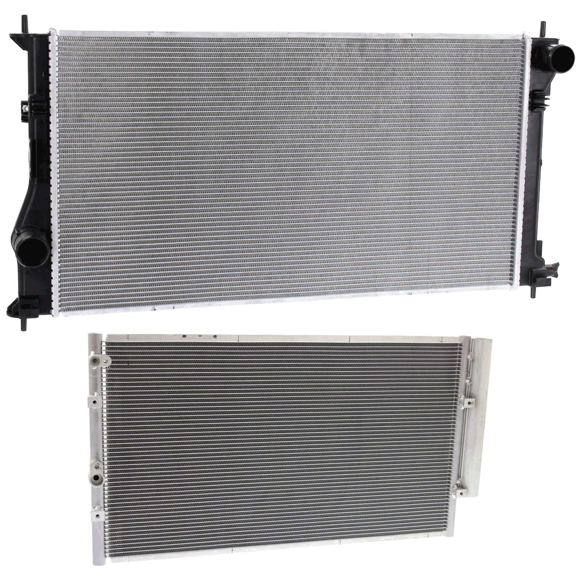 AM FR S 13-13 TOYOTA 86-17-20 RADIATOR 2 pc Kit with A C Condenser SKU KIT 042926-12 Partslink SC3010109 SU3030134 SC3030107 OEM SU00301172 SU00302116