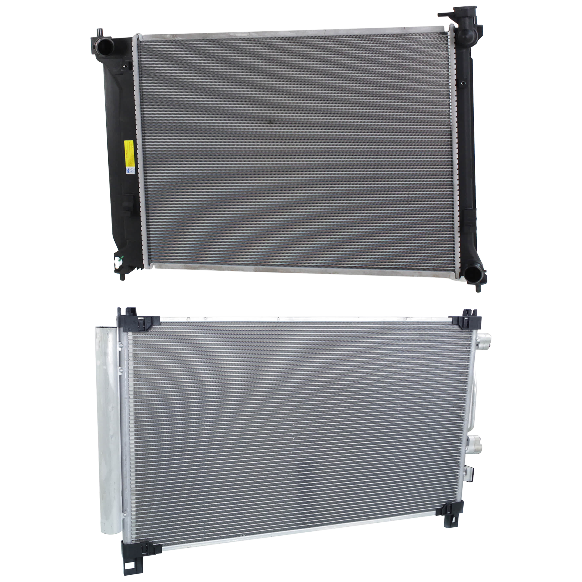 AM SONATA 15-18 RADIATOR 2 pc Kit with A C Condenser SKU KIT 042926-13 Partslink HY3010194 HY3030158 OEM 25310C2000-97606C2000