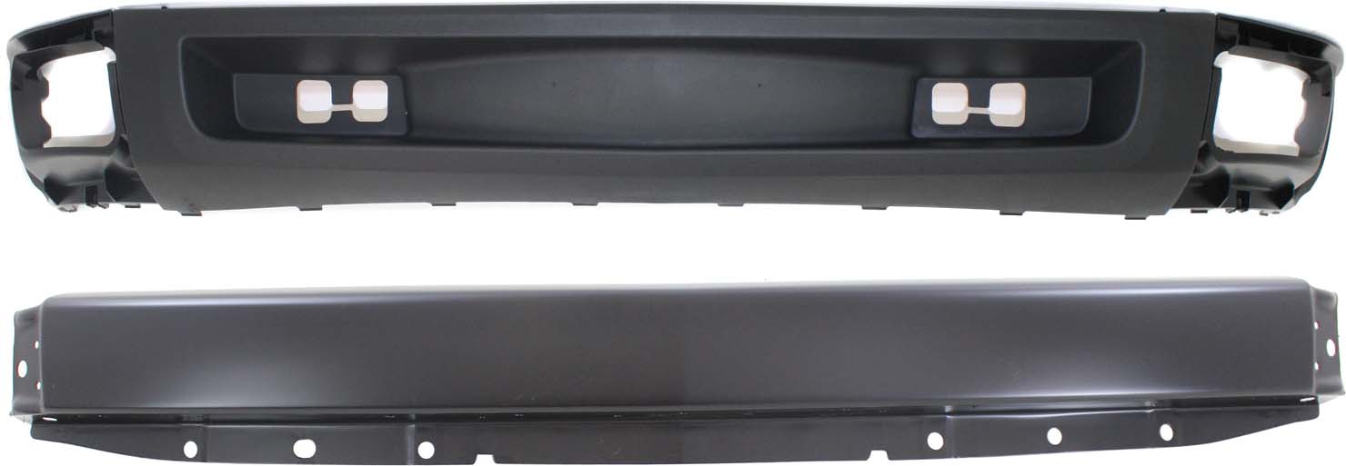 AM SILVERADO 1500-07-08 FRONT BUMPER 2 pc Kit with Bumper and Lower Air Deflector SKU KIT 050117-02 Partslink GM1002828 GM1092192 OEM 15836962-15915504
