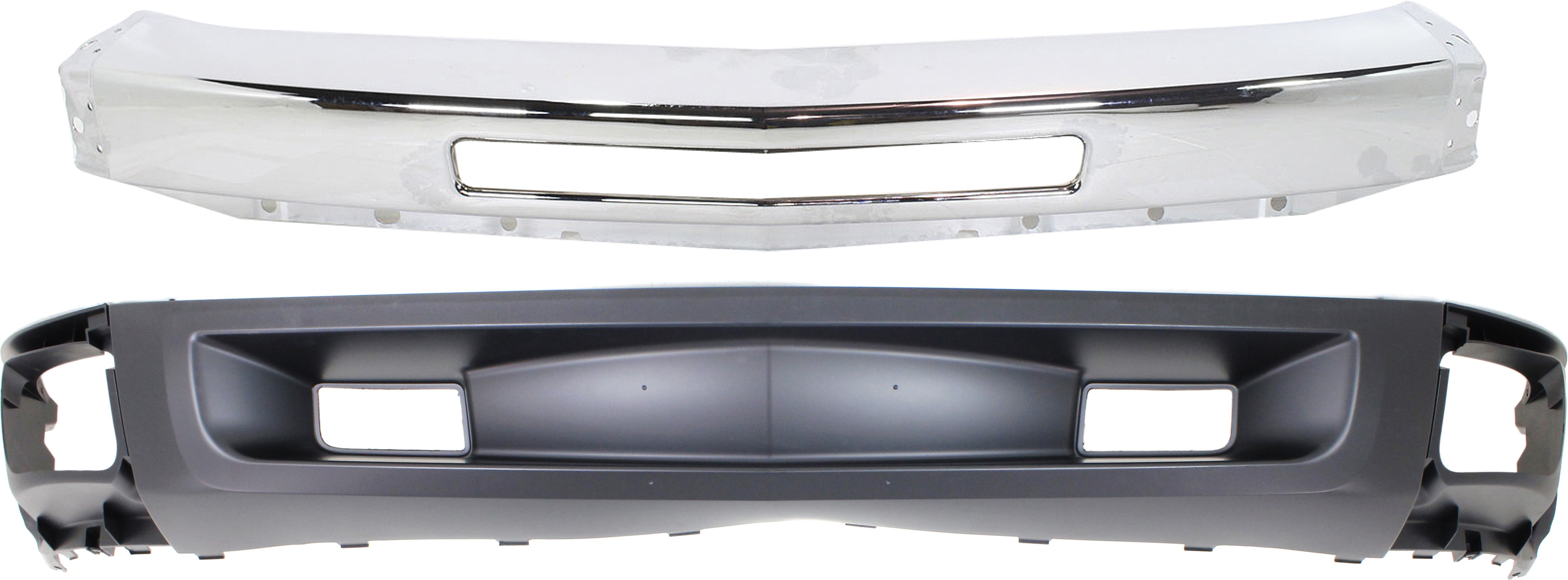 AM SILVERADO 1500-09-13 AUTO BODY REPAIR 2 pc kit with Bumper and Valance SKU KIT 050117-05 Partslink GM1092246 GM1002831 OEM 20762570-15941850