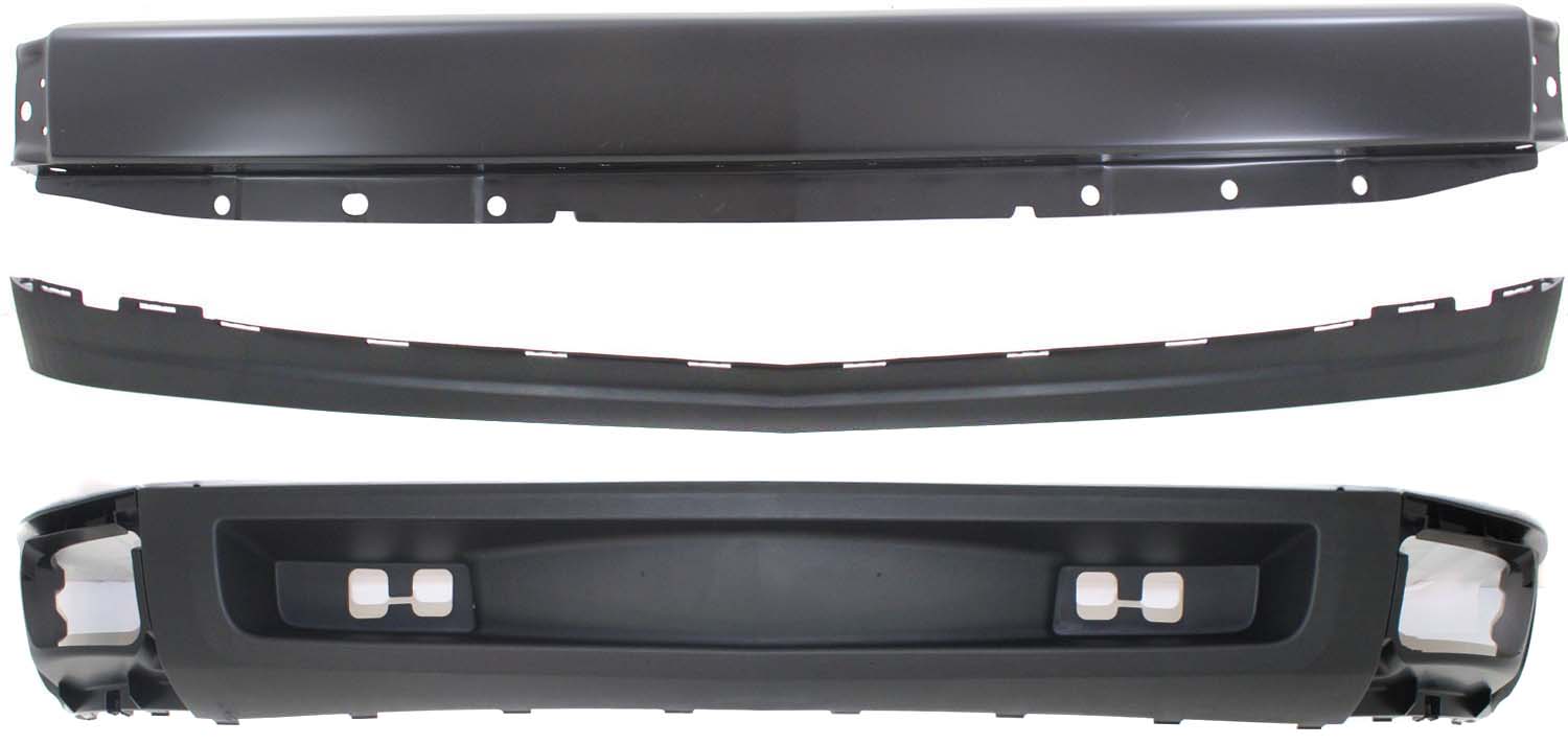 AM SILVERADO 1500-07-08 FRONT BUMPER 3 pc kit with Valances SKU KIT 050117-10 Partslink GM1002828 GM1092192 GM1092191 OEM 15836962-15915504-25821880