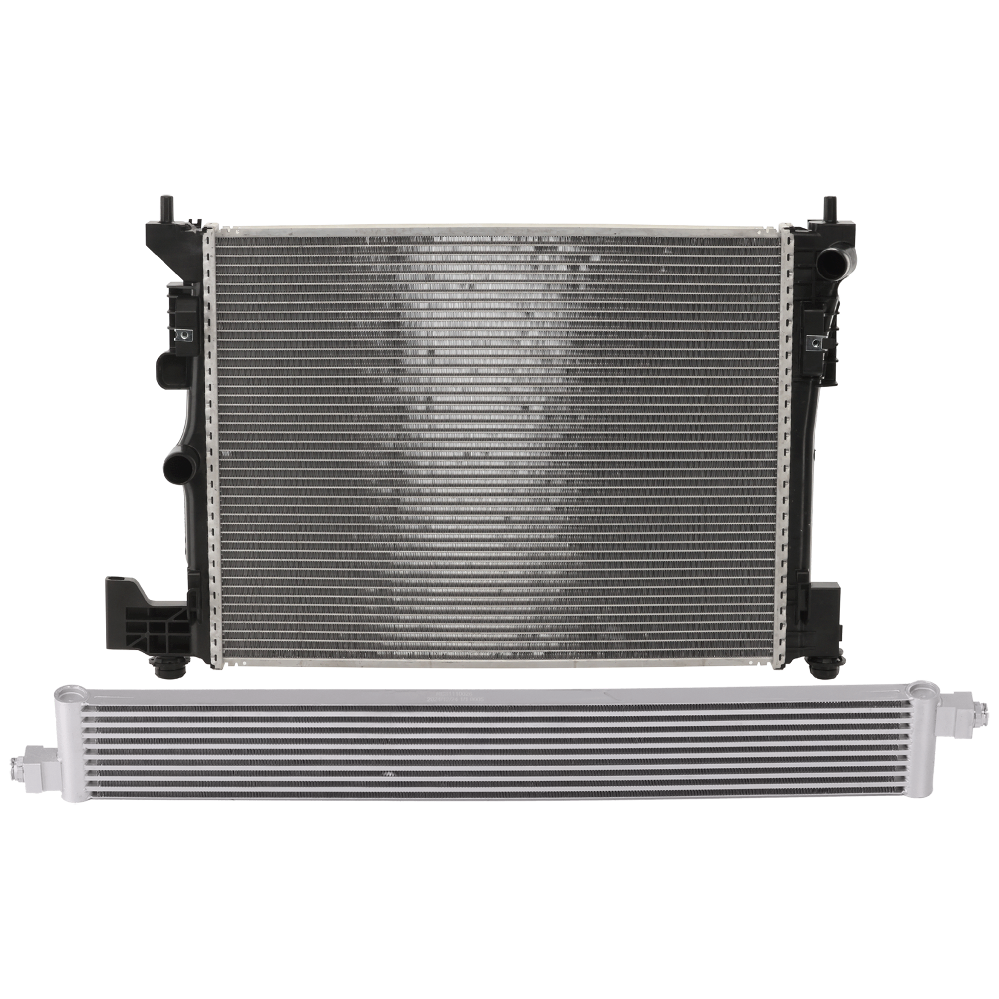 AM CT6-16-20 RADIATOR 2 pc Kit 4-6 Cyl 2.0L 3.0L 3.6L Eng. with Oil Cooler SKU KIT 050126-03 OEM 84215228-84360132-84215229