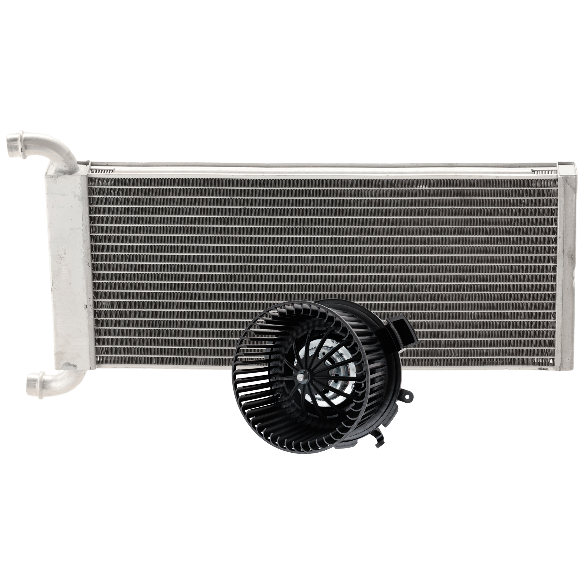 AM DODGE SPRINTER 07-09 MERCEDES BENZ SPRINTER 10-16 BLOWER MOTOR 2 pc Kit Front w Motor Wheel with Heater Core SKU KIT 050126-06 OEM 68012680AA 0038358901