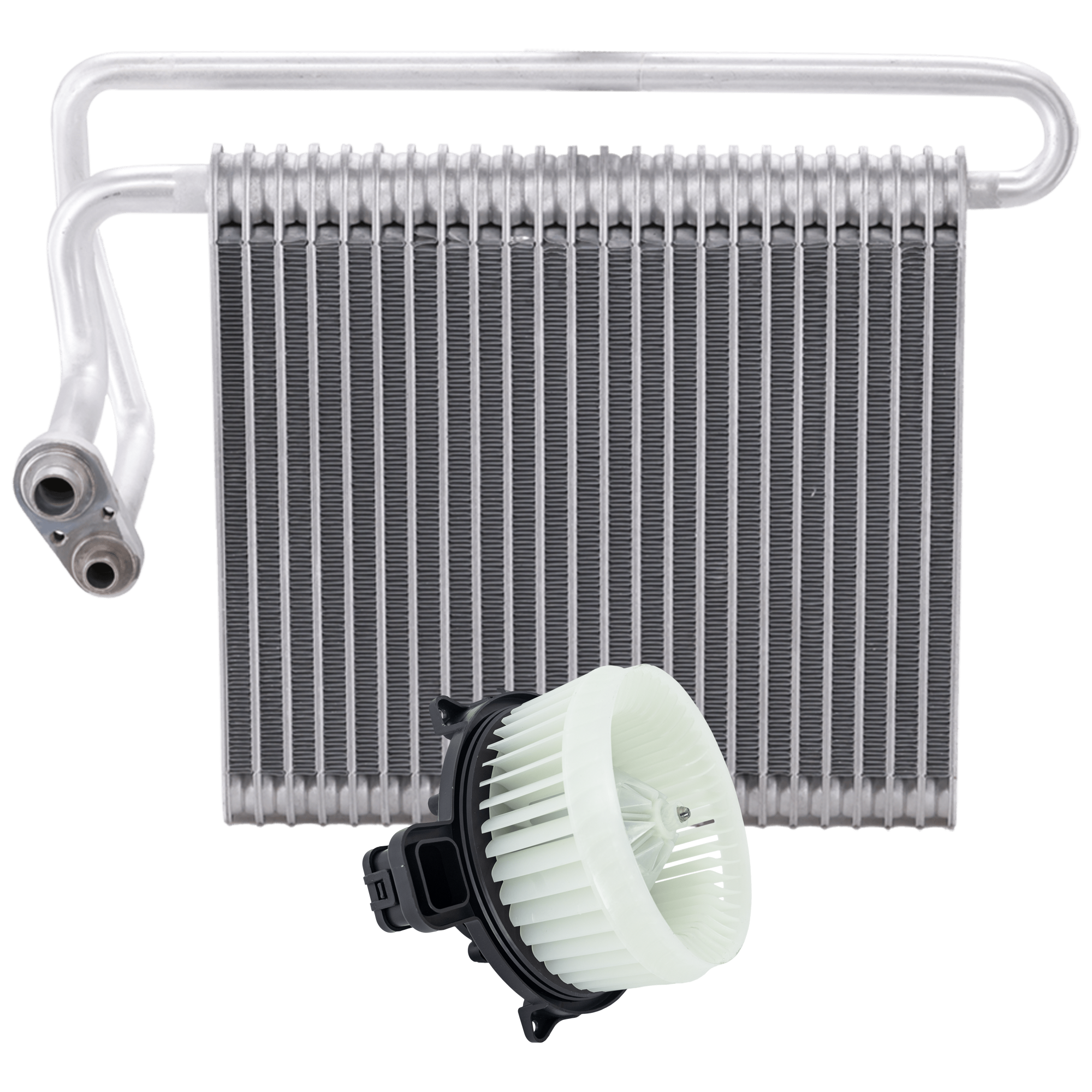 AM FUSION MKZ 10-12 BLOWER MOTOR 2 pc Kit w Motor Wheel with A C Evaporator SKU KIT 050126-11 OEM AE5Z19805D AH6Z19860A