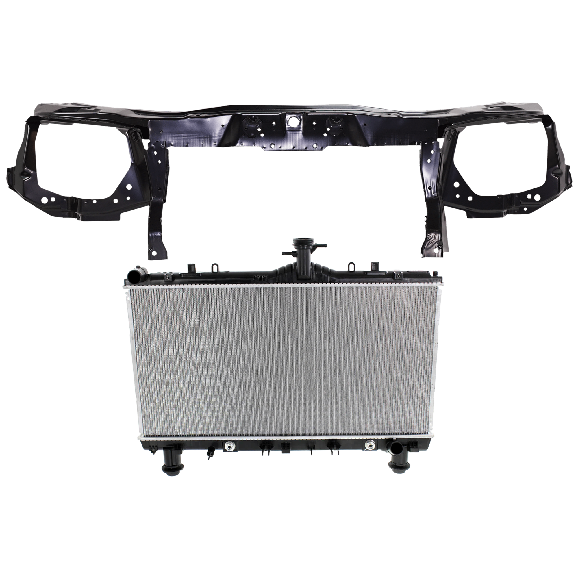 AM CAMARO 12-15 RADIATOR SUPPORT UPPER 2 pc Kit Assembly Tie Bar 3.6L Eng. with Radiator SKU KIT 050126-36 Partslink GM1225284C GM3010554 OEM 22786865-92247683