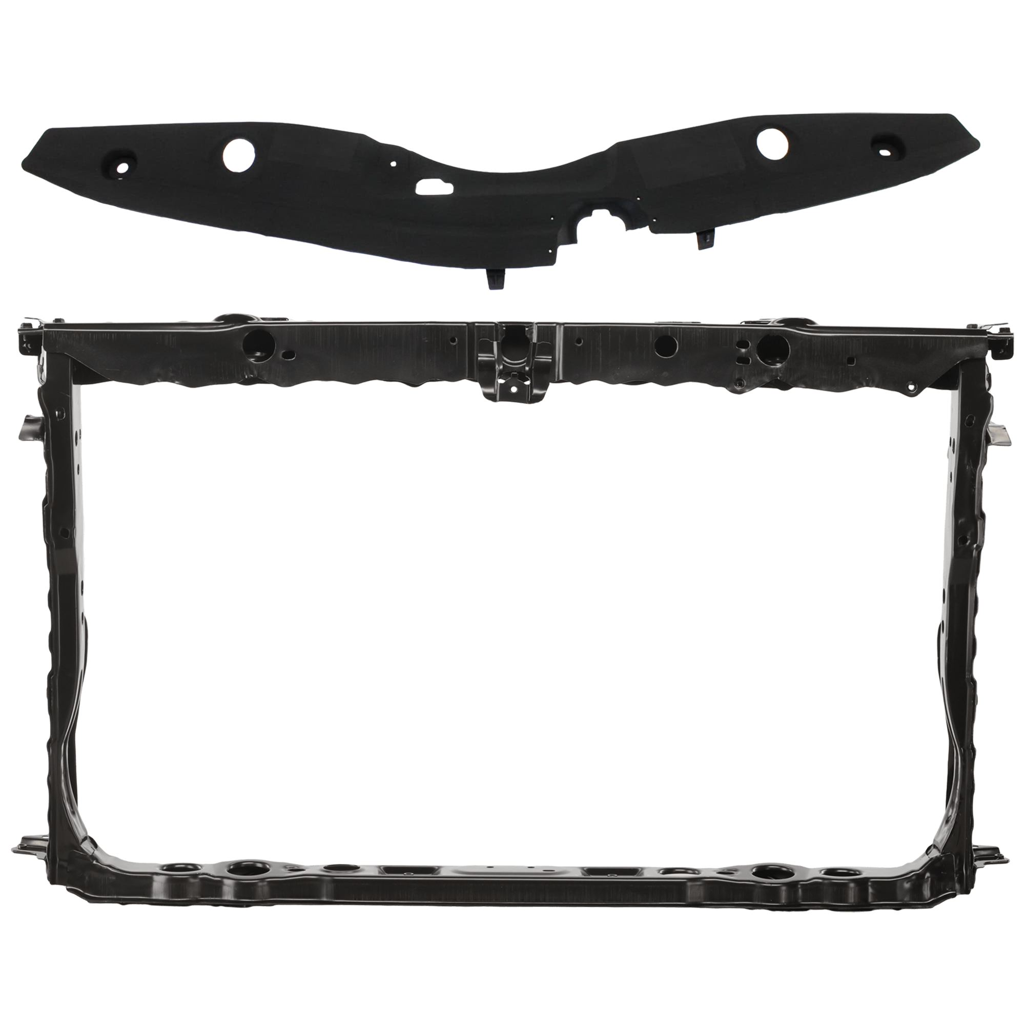 AM PRIUS 10-15 PRIUS PLUG IN 12-15 RADIATOR SUPPORT 2 pc Kit Assembly with Radiator Support Cover SKU KIT 050126-65 Partslink TO1225330 TO1224101 OEM 5320147903-5328947033