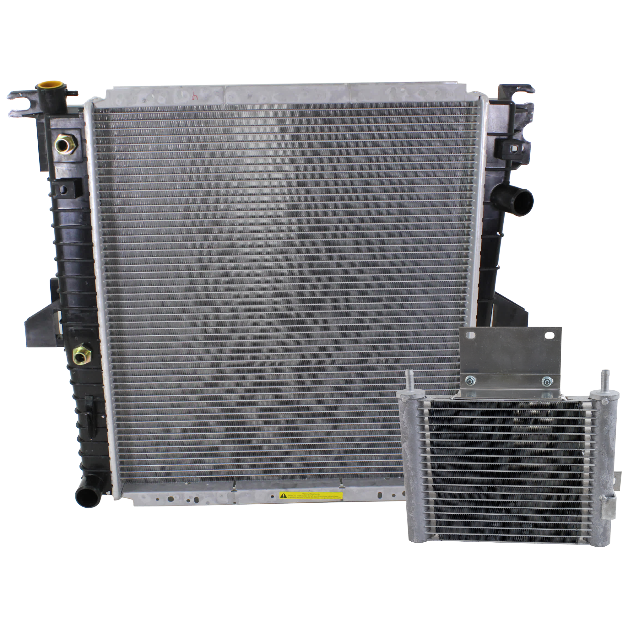 AM EXPLORER 00-01 RADIATOR 2 pc Kit 8 Cyl 5.0L Eng. with Oil Cooler SKU KIT 050126-81 Partslink FO4050147 OEM XL2H8005CA 5L5Z7A095A