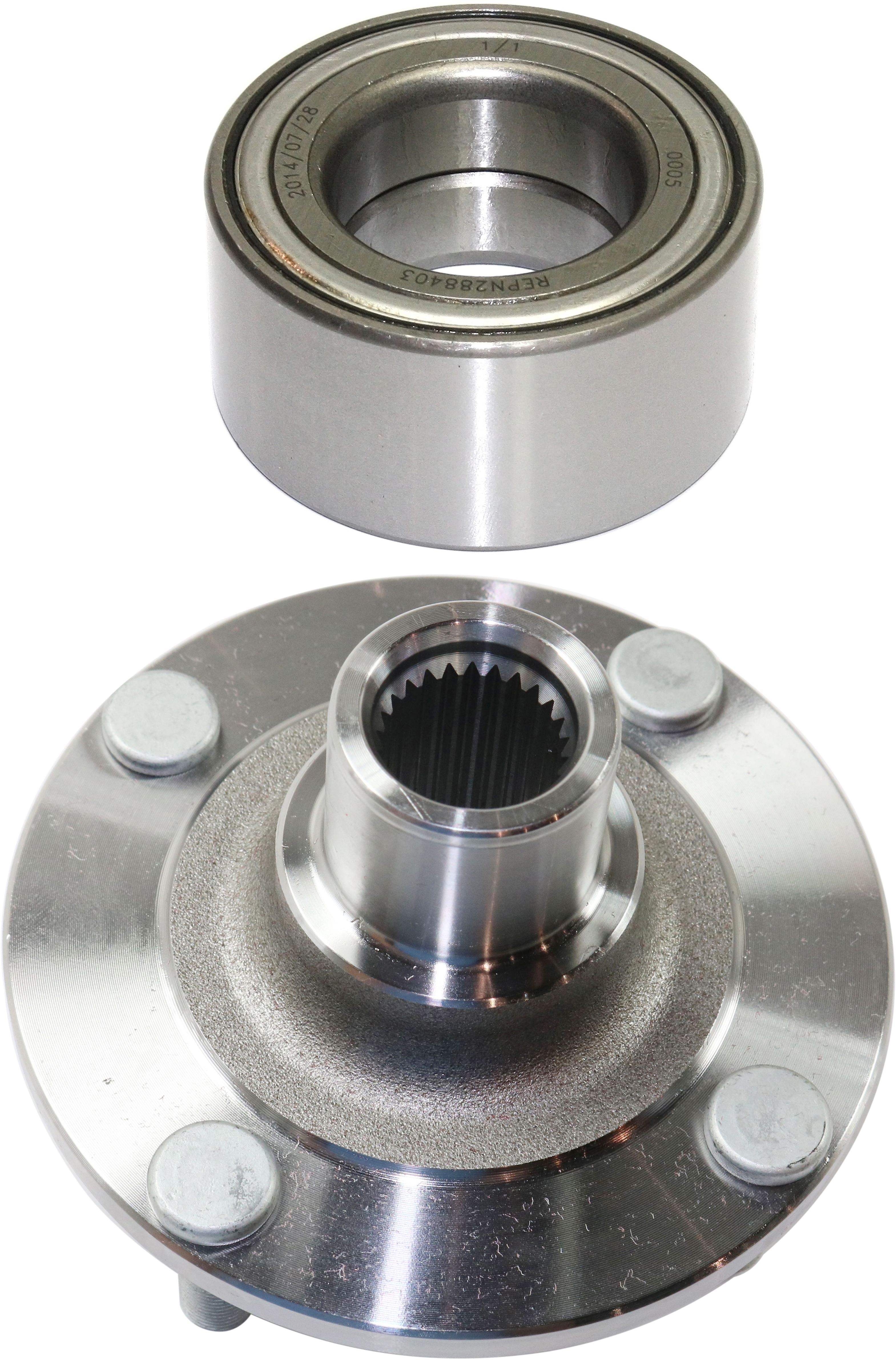 AM SENTRA 00-06 FRONT HUB ASSEMBLY RH AND LH 4 Studs 2 pc Kit Front Wheel Drive w Wheel Bearing SKU KIT 050218-03