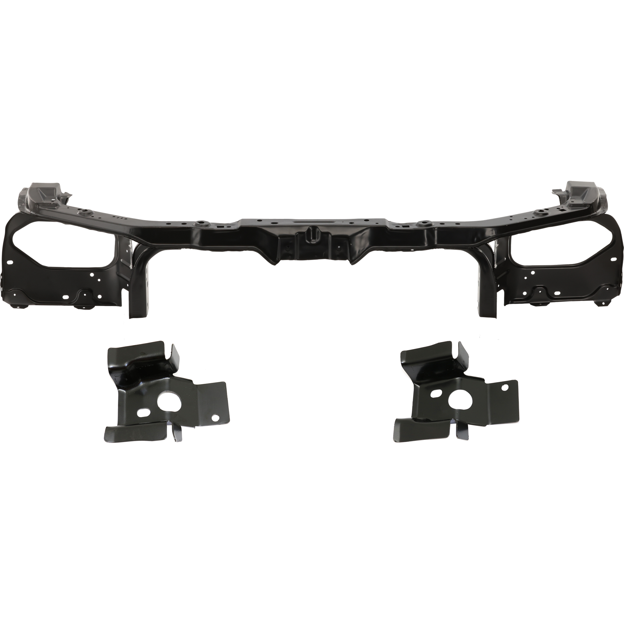 AM MUSTANG 10-14 RADIATOR SUPPORT UPPER 3 pc Kit Tie Bar Steel with Radiator Support Bracket SKU KIT 050225-105 Partslink FO1225198 FO2509104 FO2508104 OEM AR3Z16138A AR3Z16152A AR3Z1615