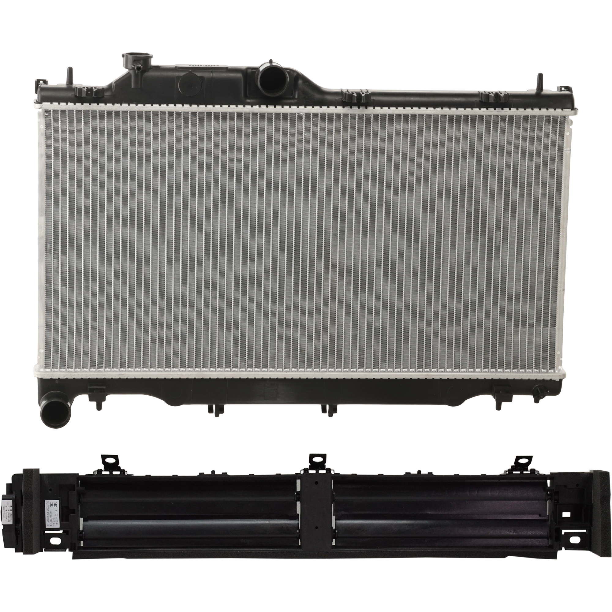 AM OUTBACK LEGACY 18-19 ACTIVE GRILLE SHUTTER Lower 2 pc Kit with Actuator Motor and Radiator SKU KIT 050225-114 Partslink SU1206101 SU3010662 OEM 52811AL11B 45111AL04A