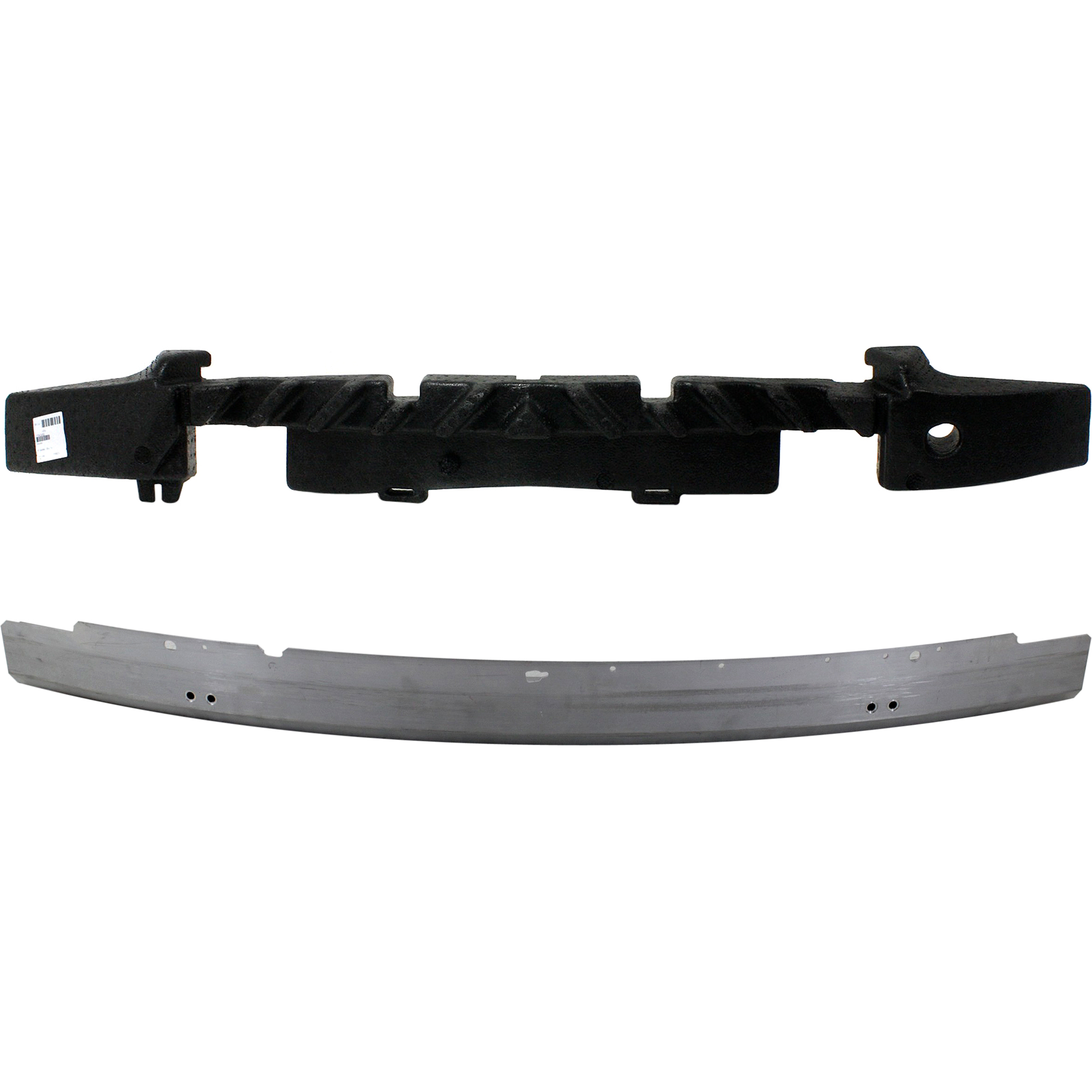 AM IMPALA 14-20 FRONT REINFORCEMENT 2 pc Kit Aluminum with Bumper Absorber SKU KIT 050225-13 Partslink GM1006678 GM1070280 OEM 23124168-22997123