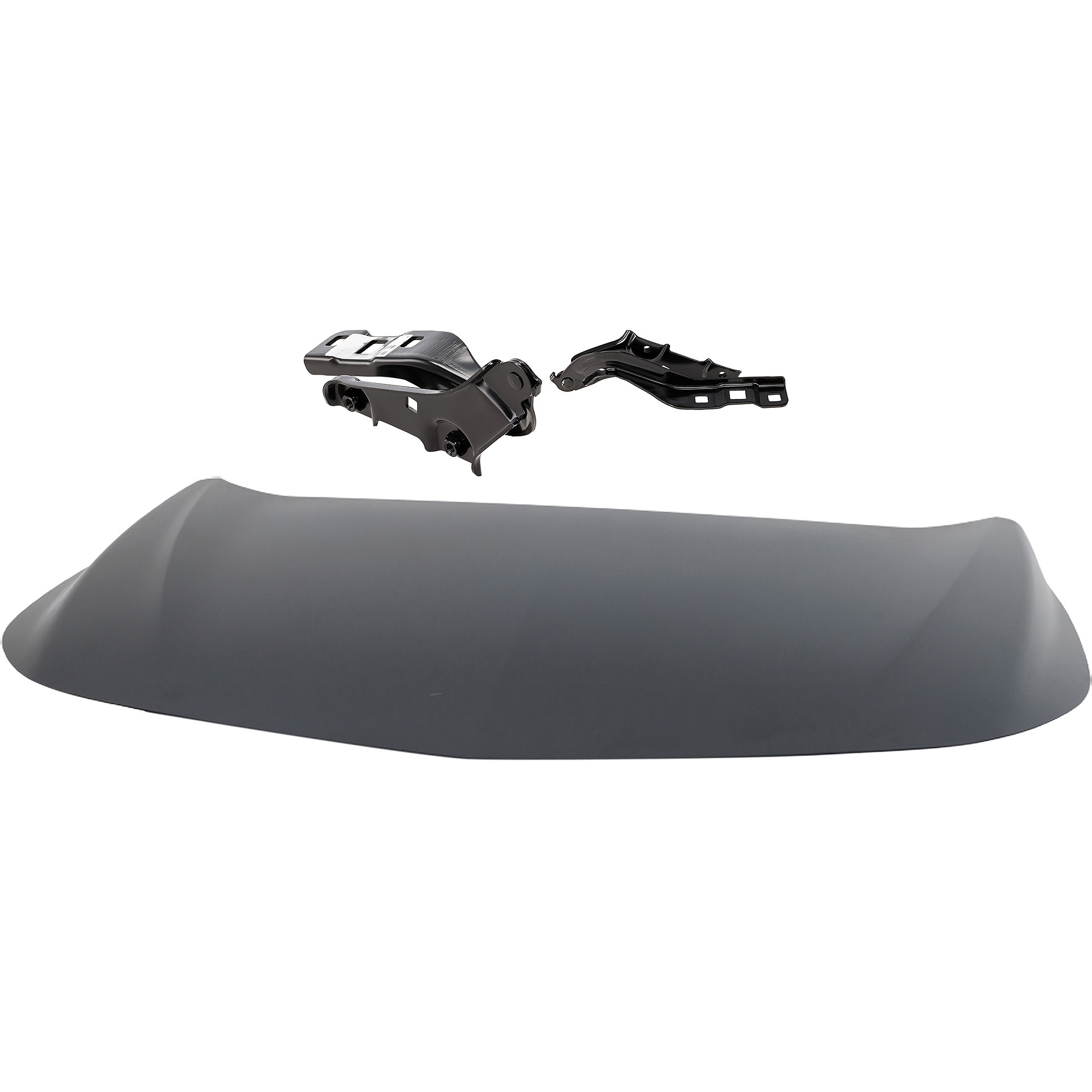AM MALIBU 16-23 HOOD 3 pc Kit Steel Primed with Hood Hinge SKU KIT 050225-17 Partslink GM1230457 GM1236171 GM1236170 OEM 84273742-23134824 PFM 23134811